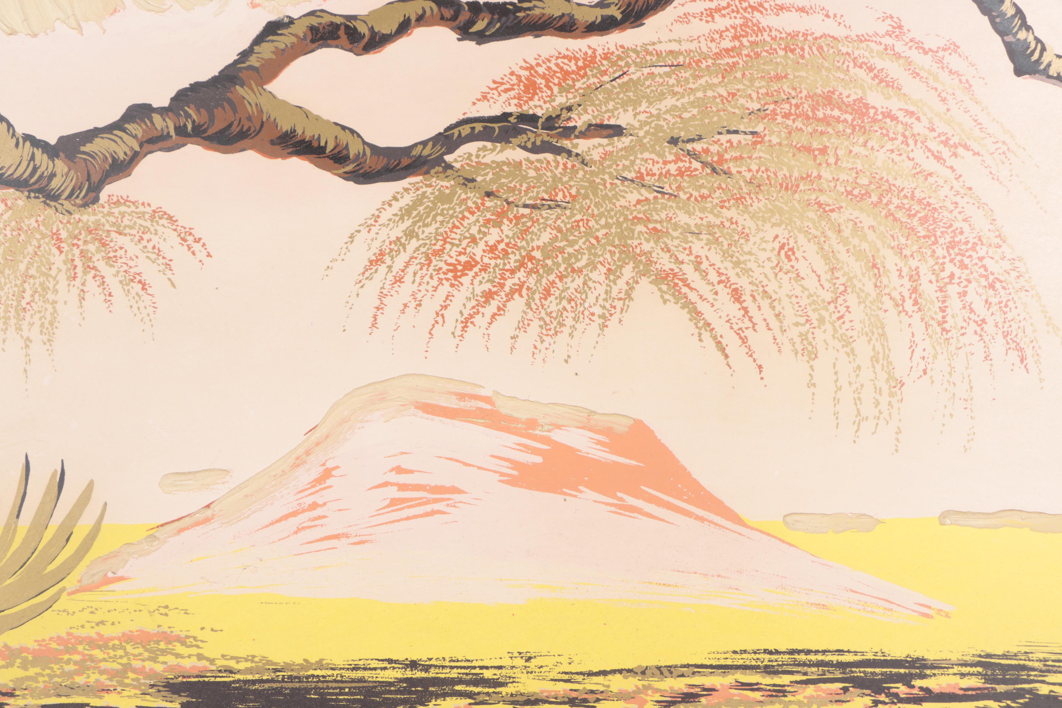 Li Yantra Embellished Serigraph