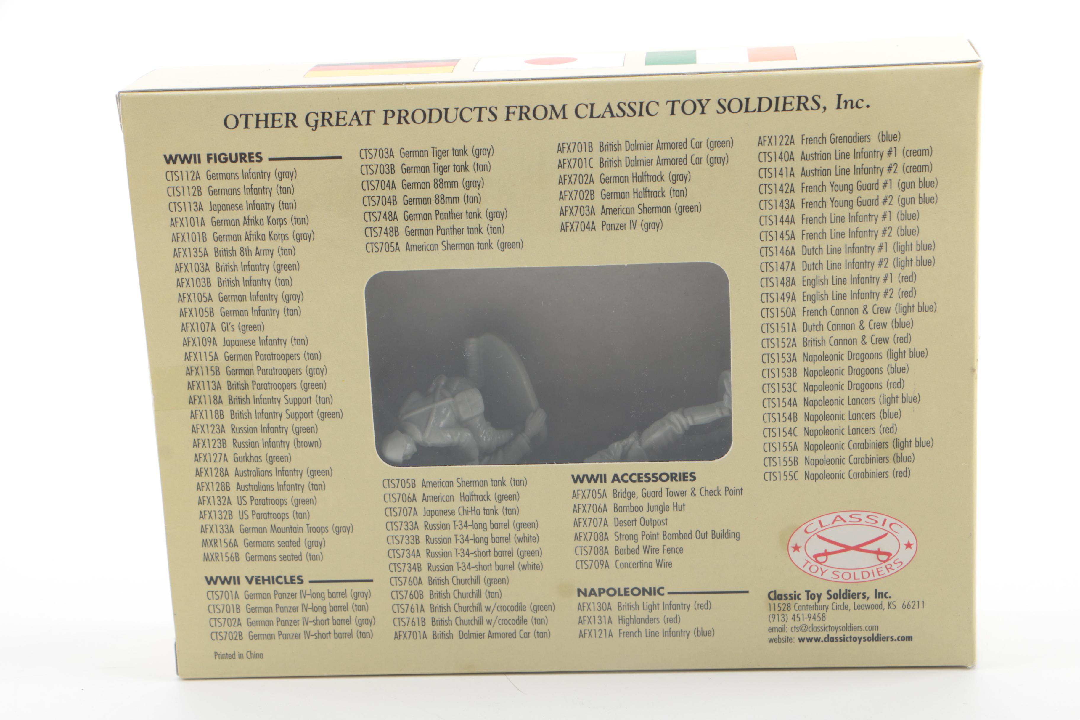 Classic Toy Soldiers, Inc. 1:32 Scale "WWII" Soldier Kits