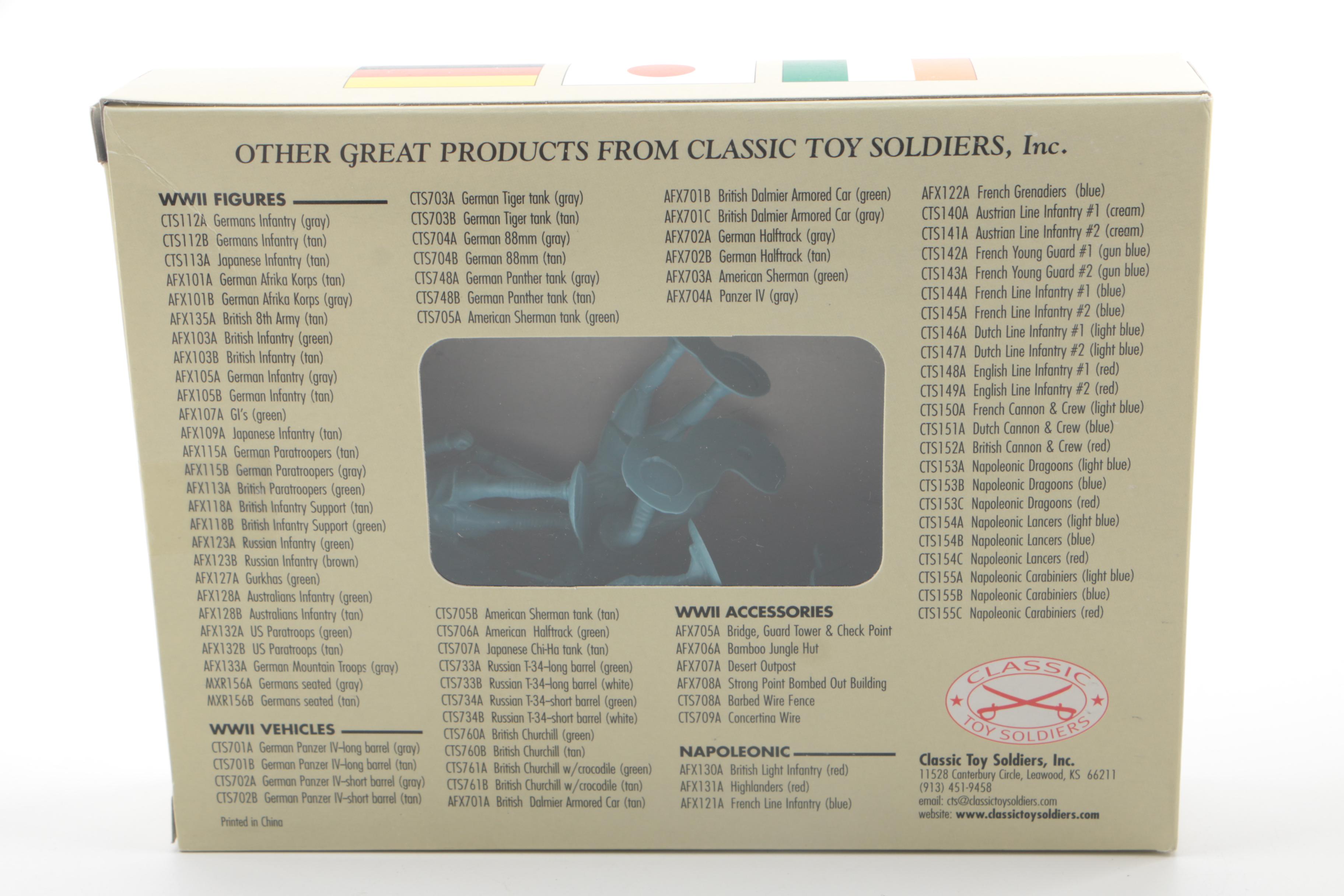 Classic Toy Soldiers, Inc. 1:32 Scale "WWII" Soldier Kits