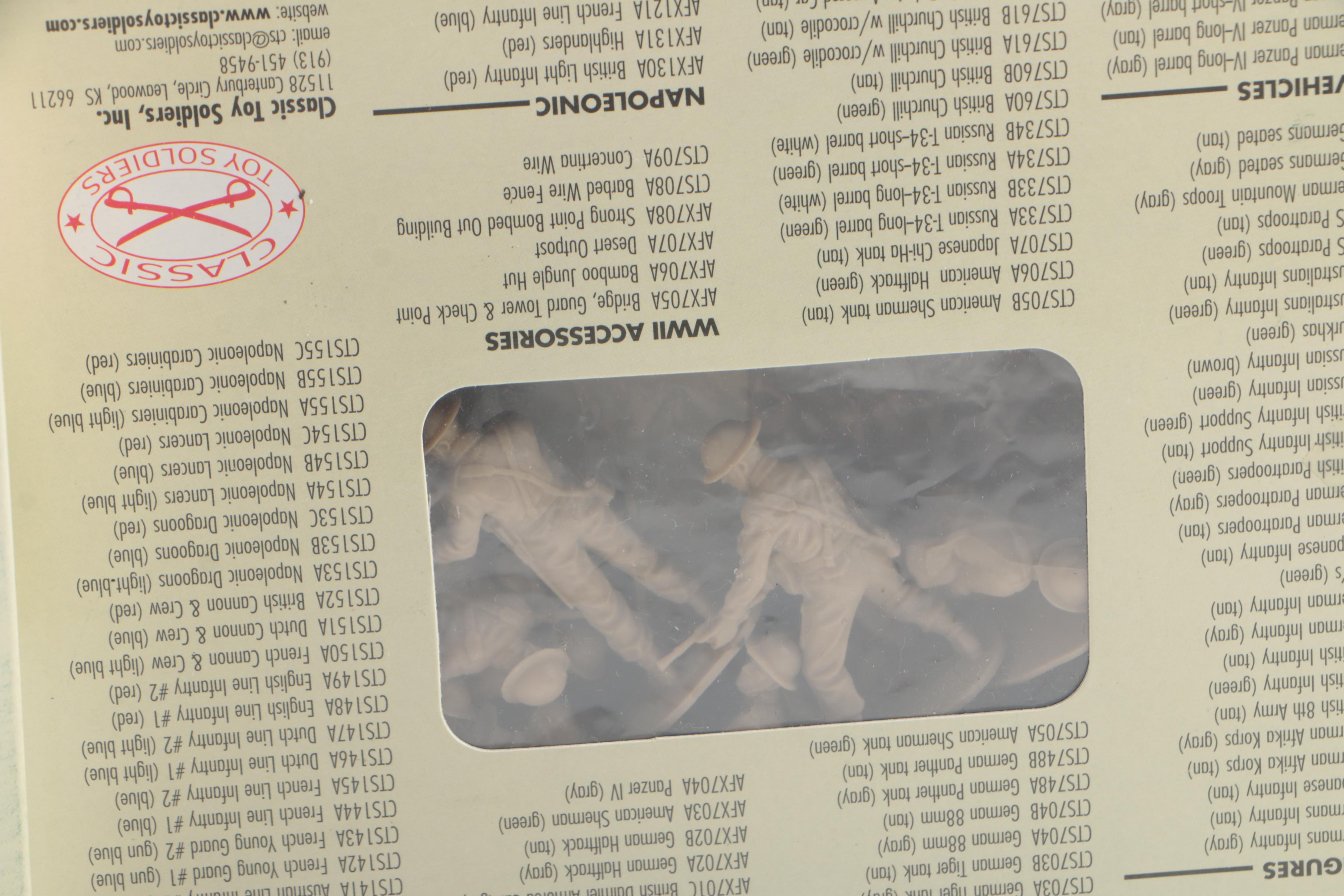 Classic Toy Soldiers, Inc. 1:32 Scale "WWII" Soldier Kits