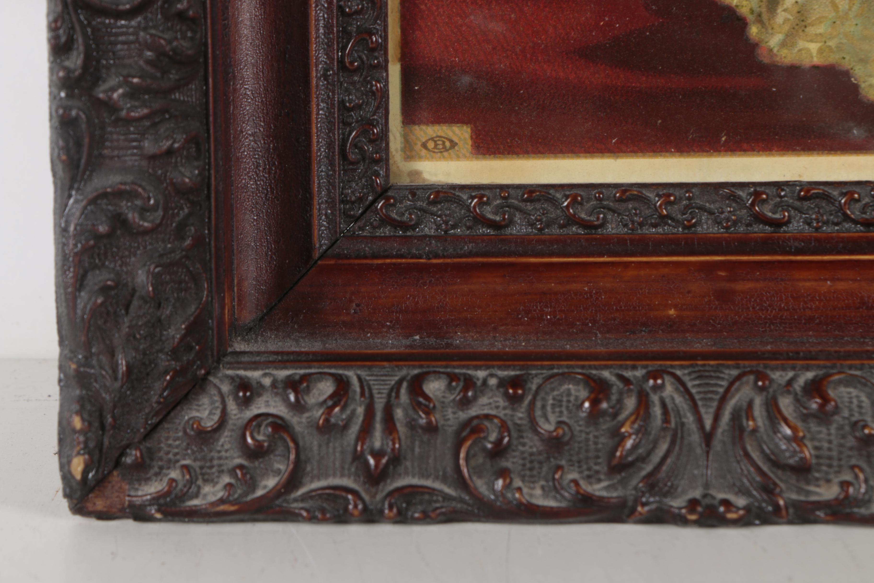 Chromolithograph of The Madonna and Child