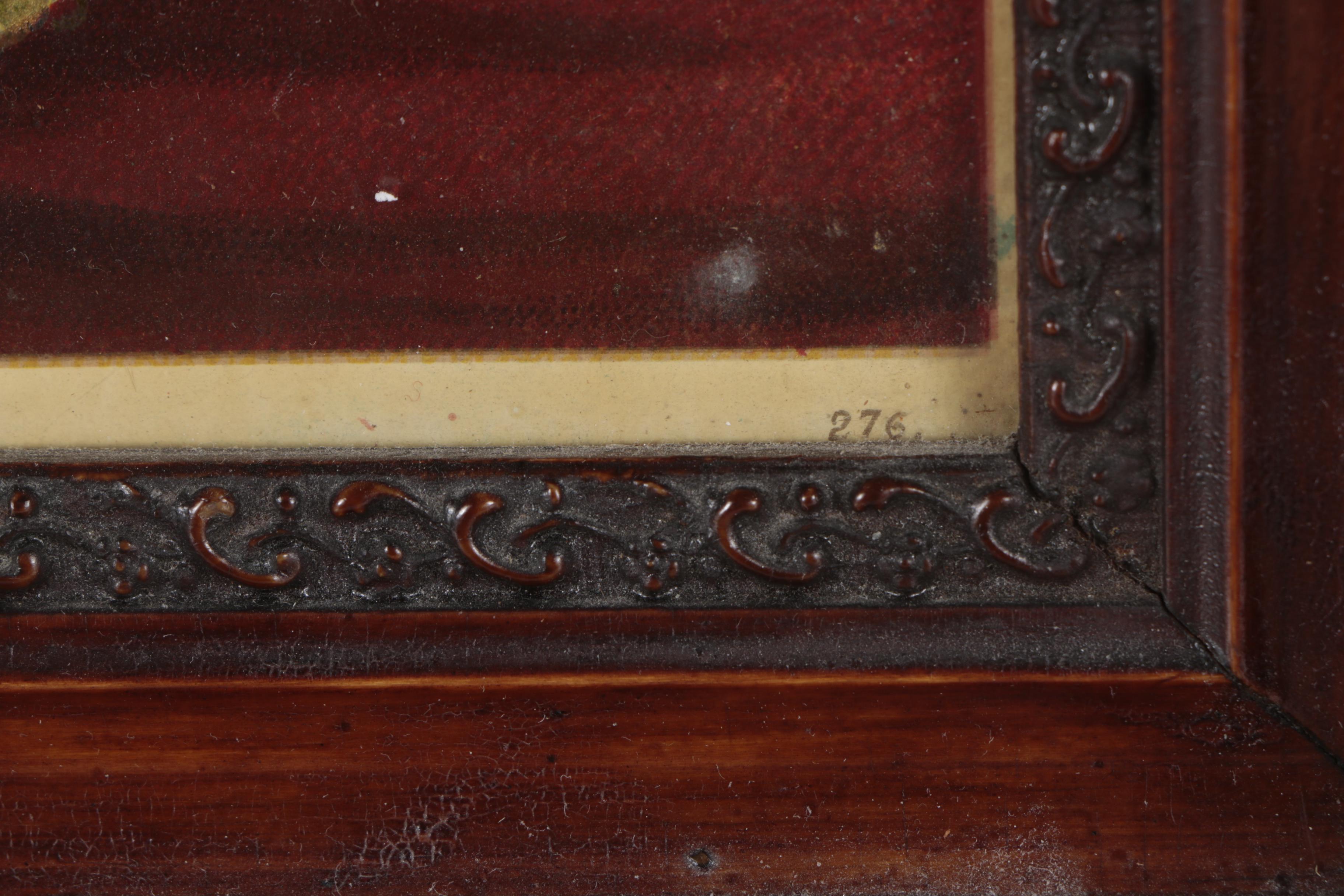 Chromolithograph of The Madonna and Child