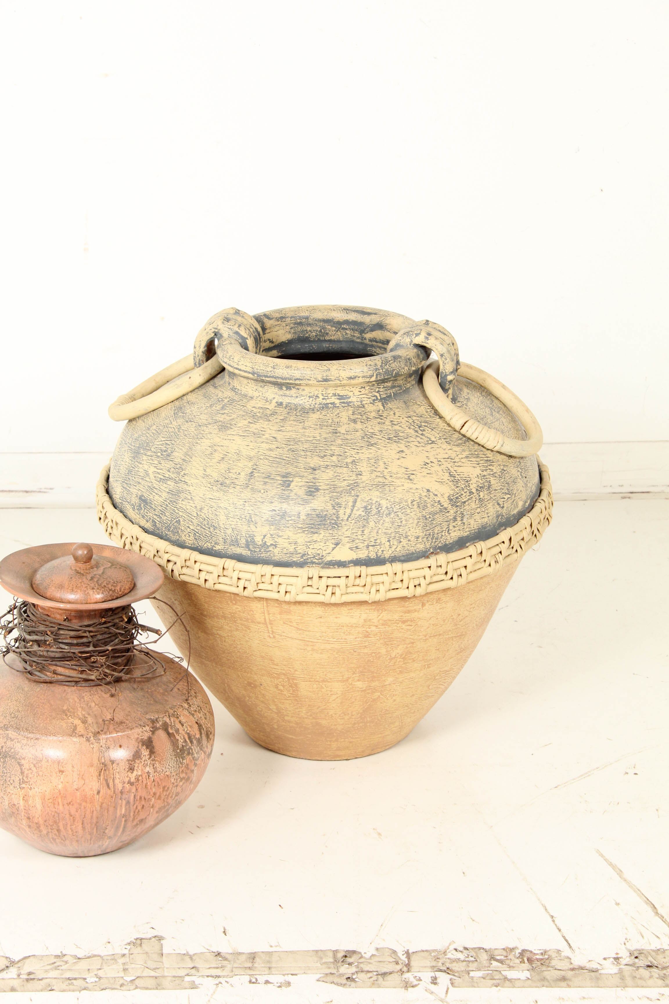 Two Large Ceramic Pots