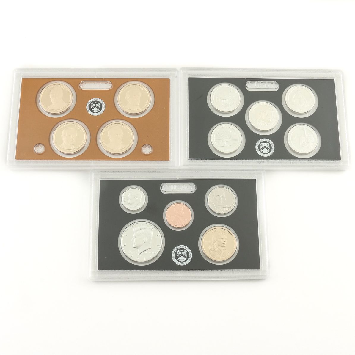 2013 and 2014 United States Mint Silver Proof Set