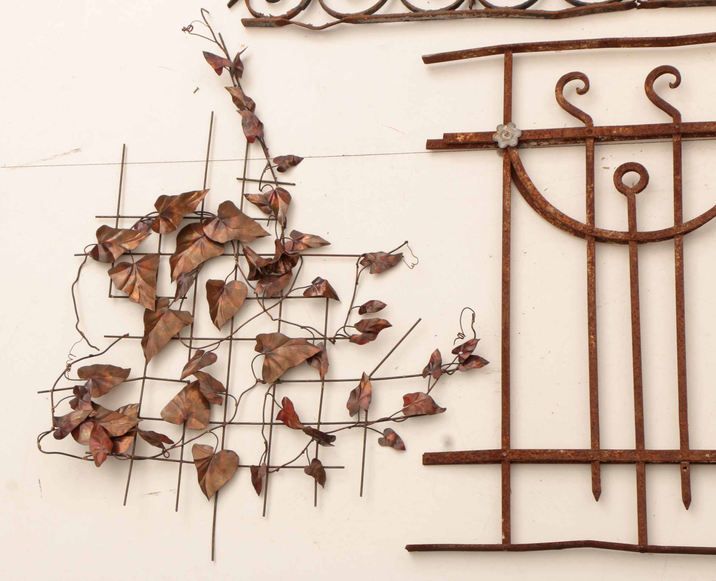 Cast Metal and Iron Garden Decor