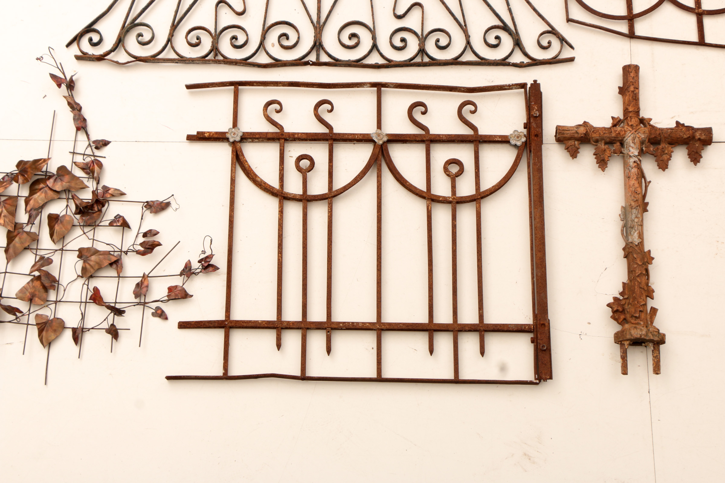 Cast Metal and Iron Garden Decor