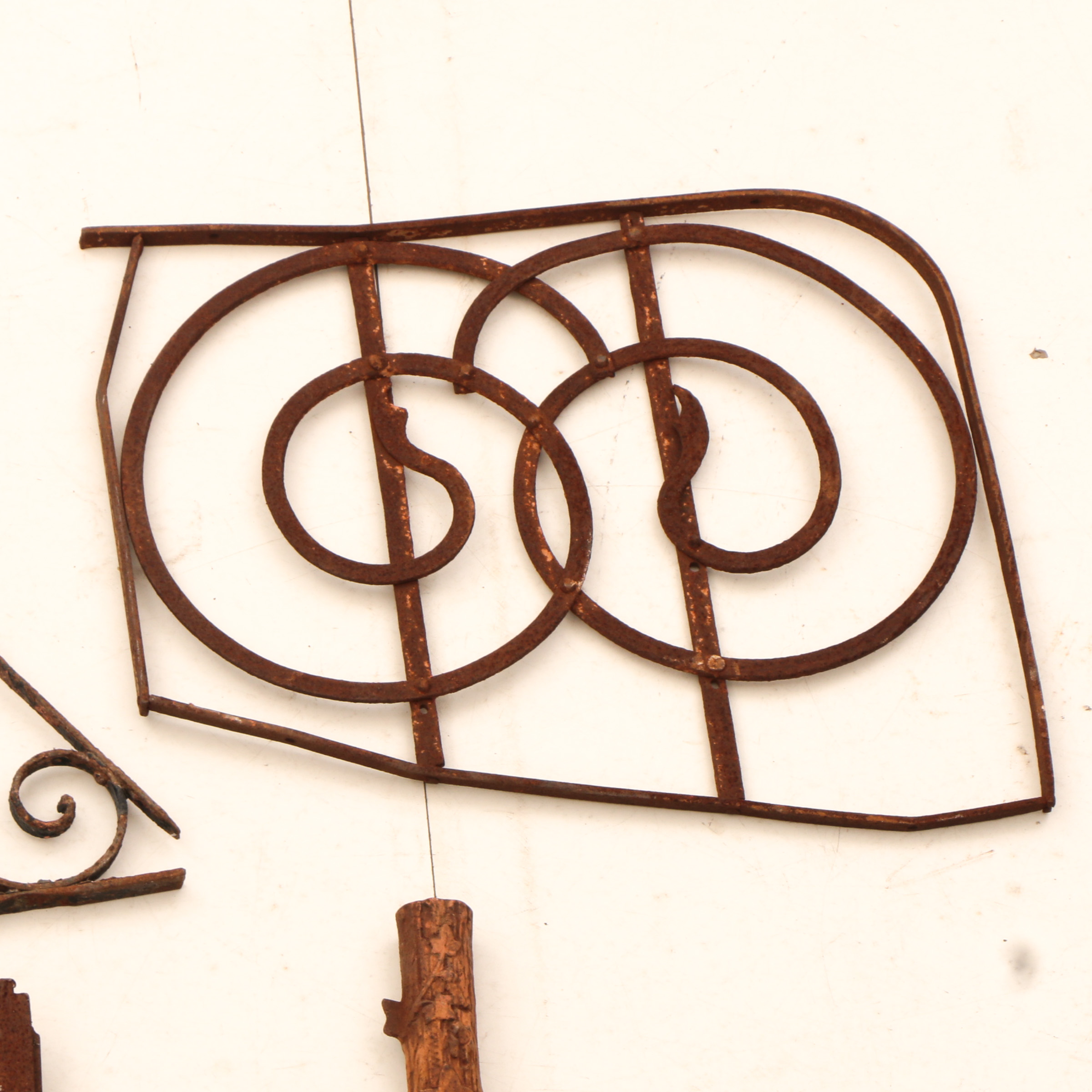 Cast Metal and Iron Garden Decor