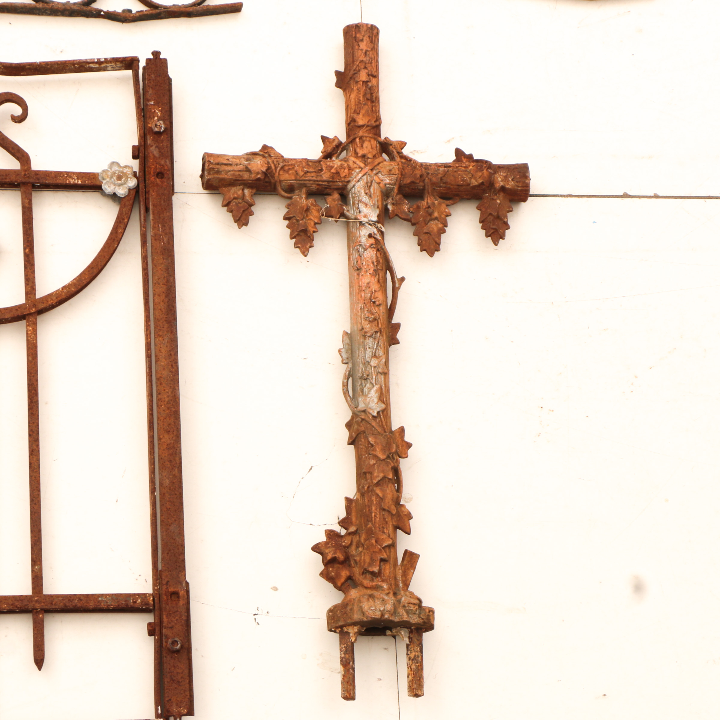 Cast Metal and Iron Garden Decor