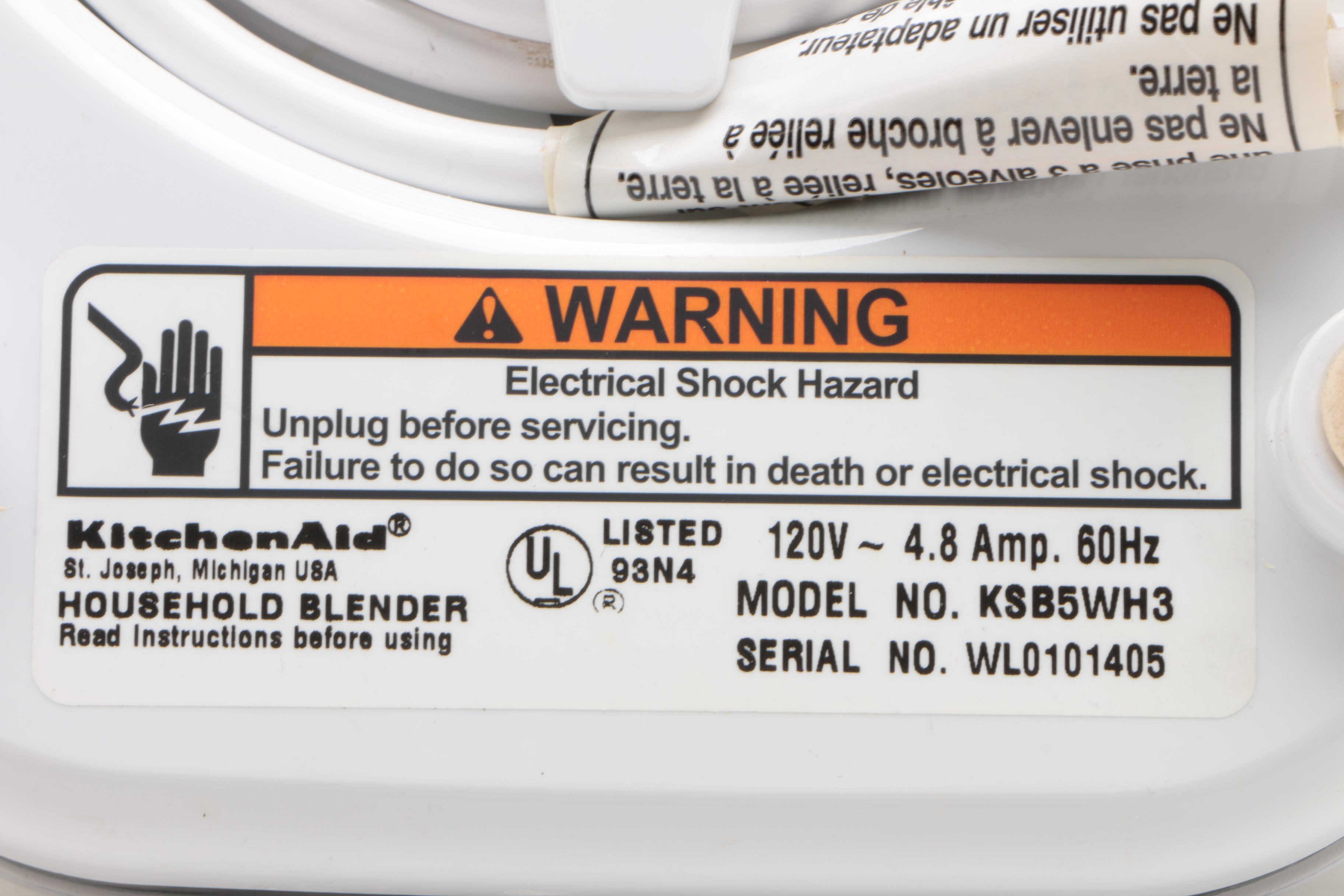 Cuisinart Grind & Brew Thermal Coffee Maker and KitchenAid Blender