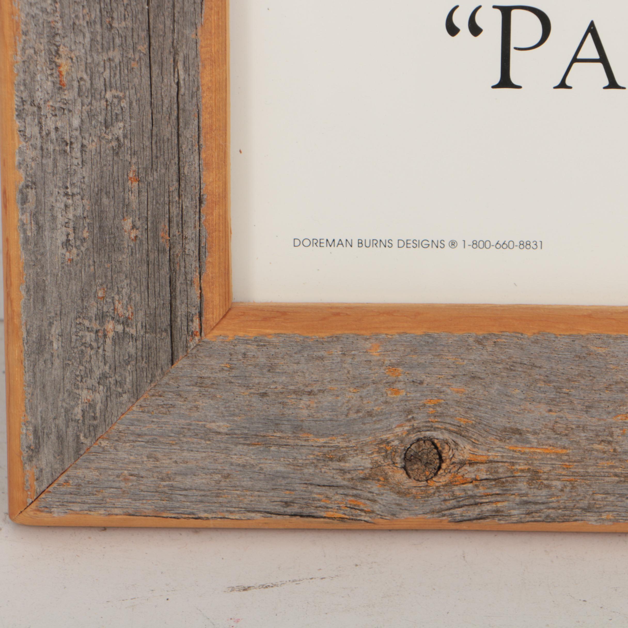 Doreman Burns Signed Offset Lithograph Poster "Painted Memories"