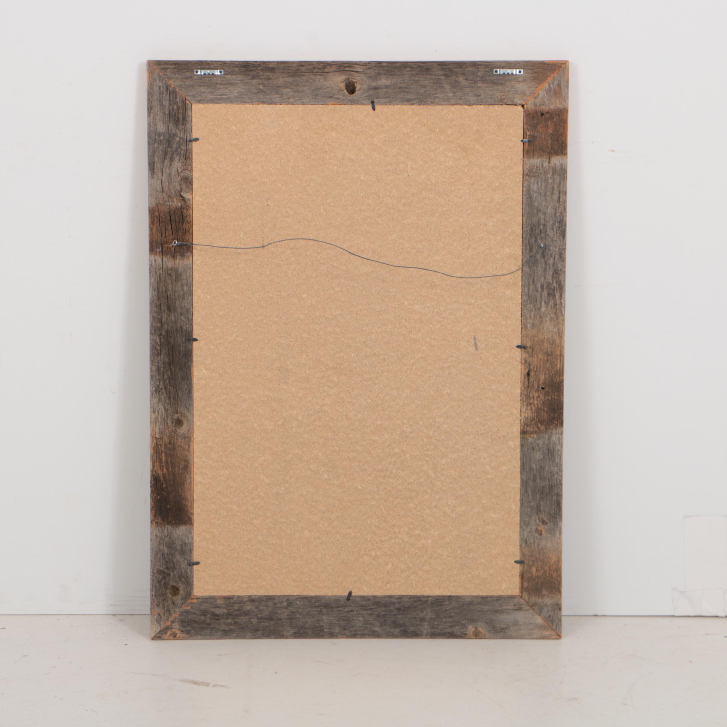 Doreman Burns Signed Offset Lithograph Poster "Painted Memories"