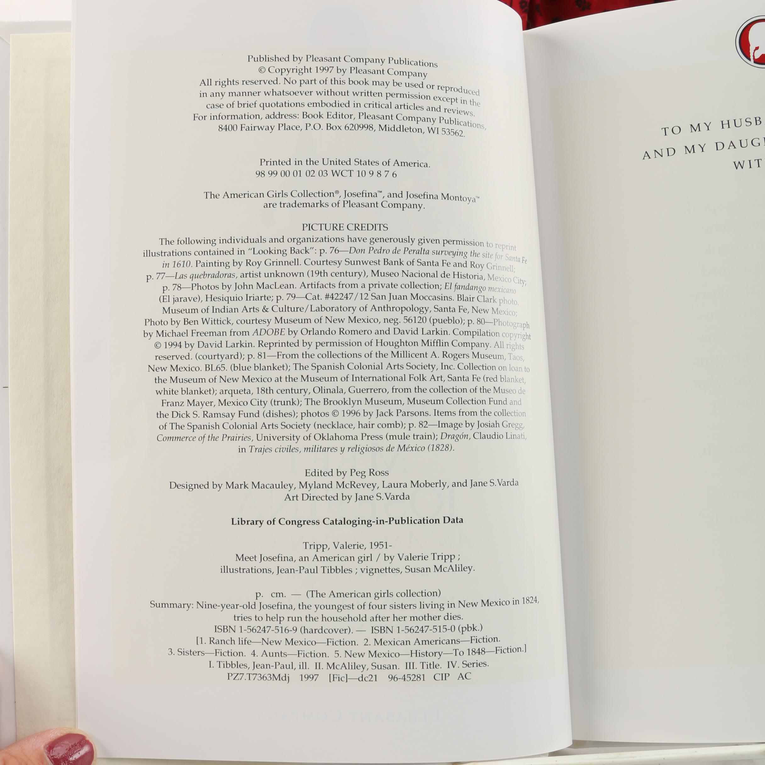 1990s Pleasant Company "Josefina" and "Kirsten" American Girl Dolls