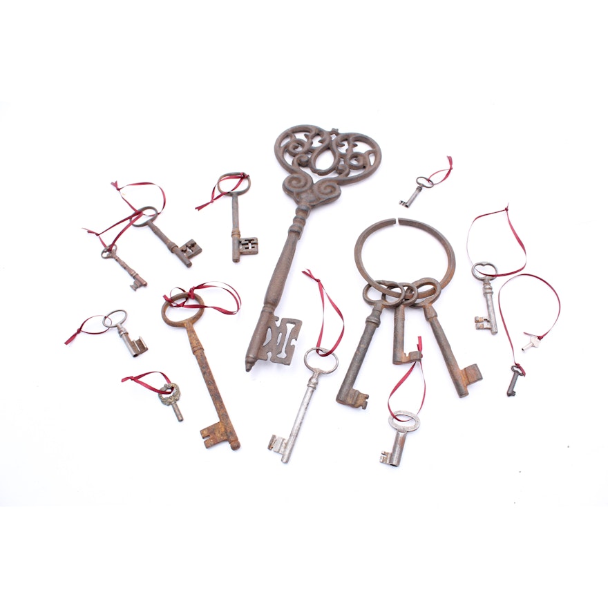 Cast Metal Key Collection