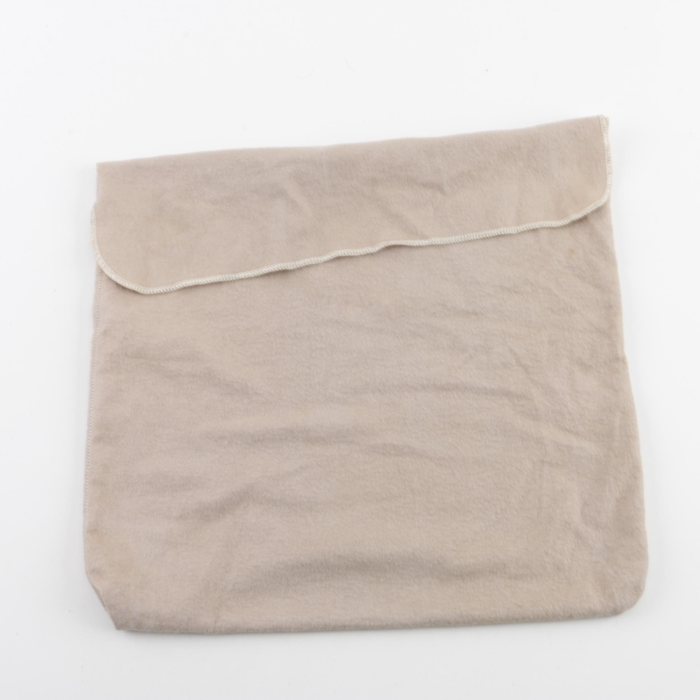 Circa 1980s Vintage Fendi Quilted Nylon Handbag with Fusilli Pasta Accent Handle