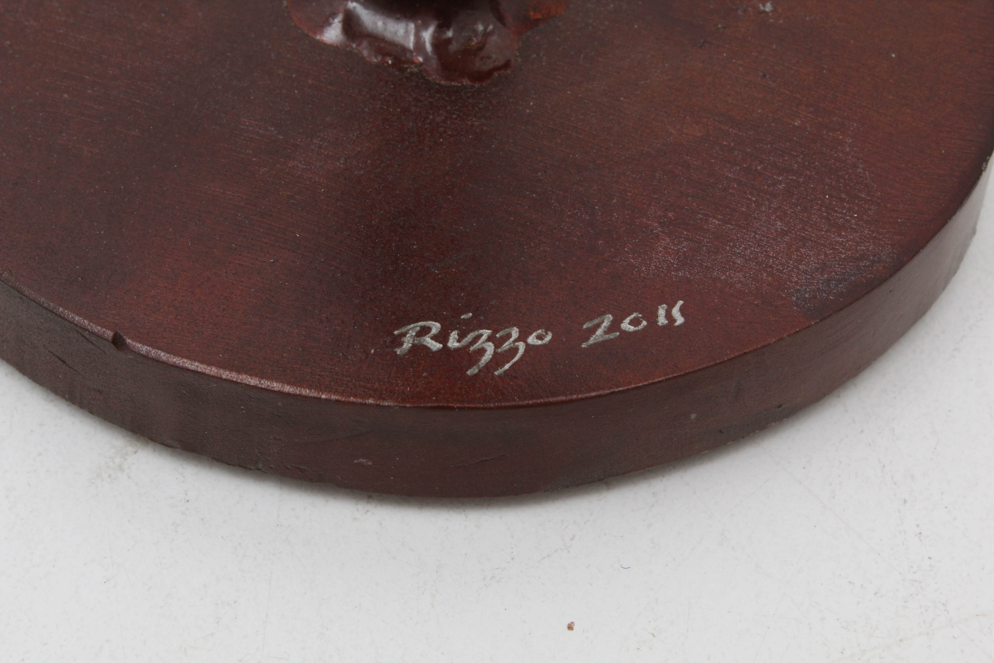 Dave Rizzo Signed Bronze Sculpture