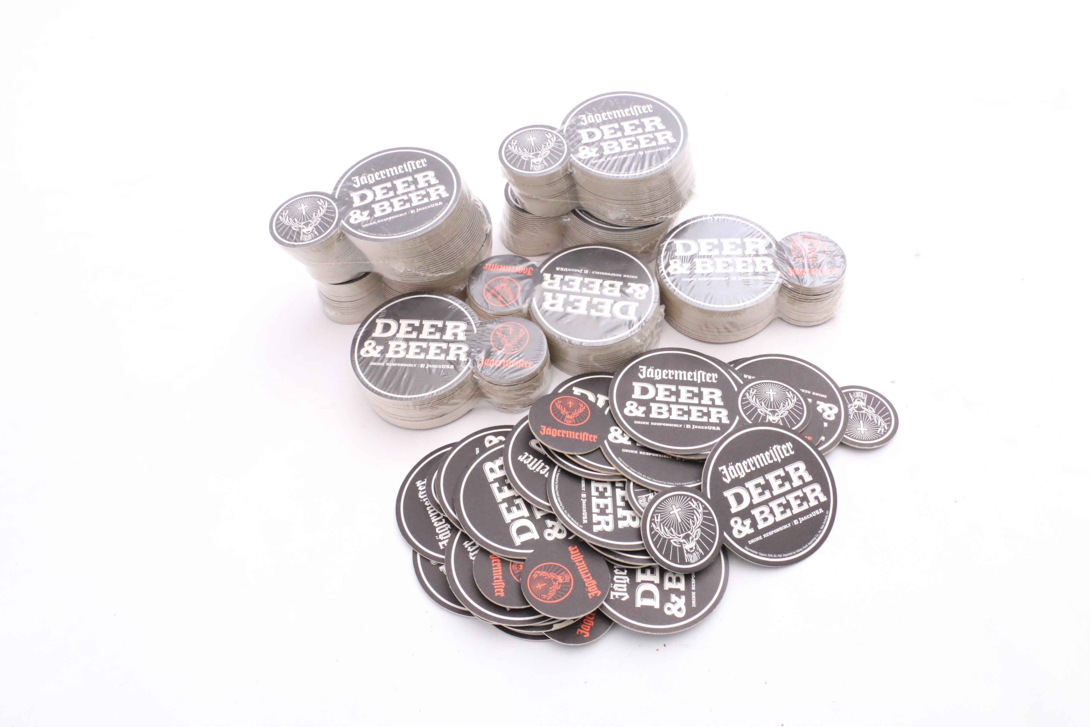 Jagermeister Advertising Sign, Coasters and Bar Mats