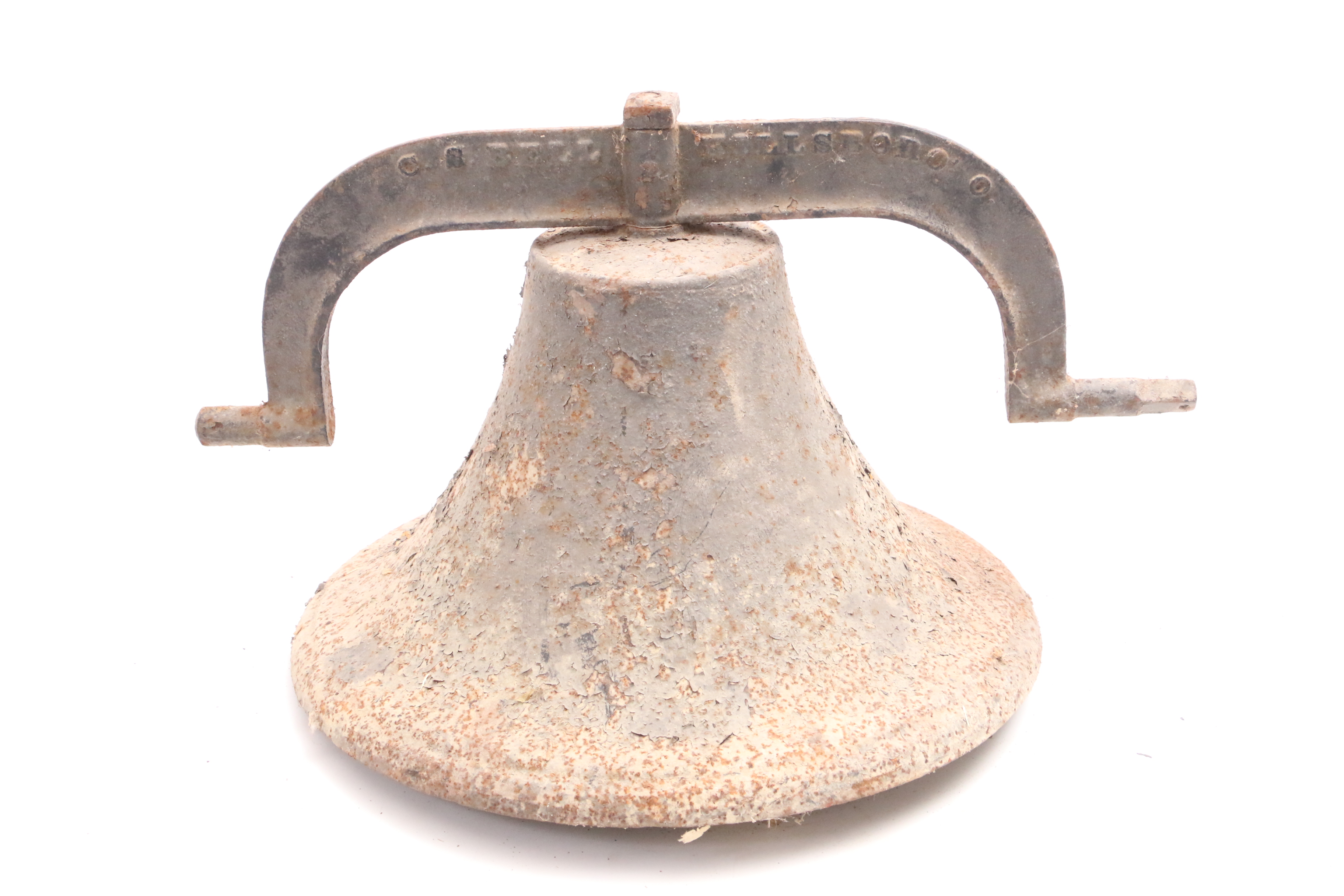 Antique C. S. Bell Co. Hillsboro Cast Iron Bell