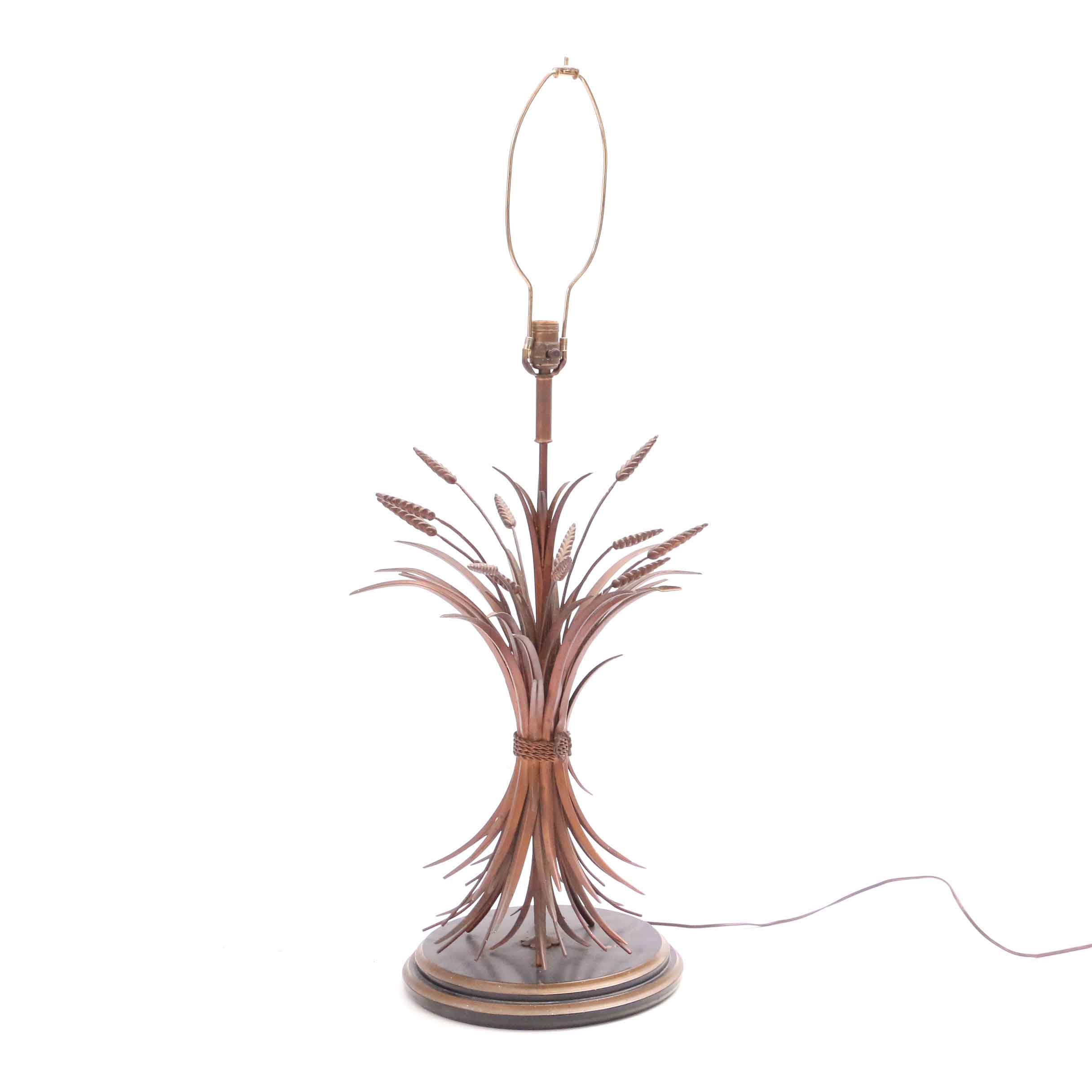 Vintage Cast Metal Table Lamp