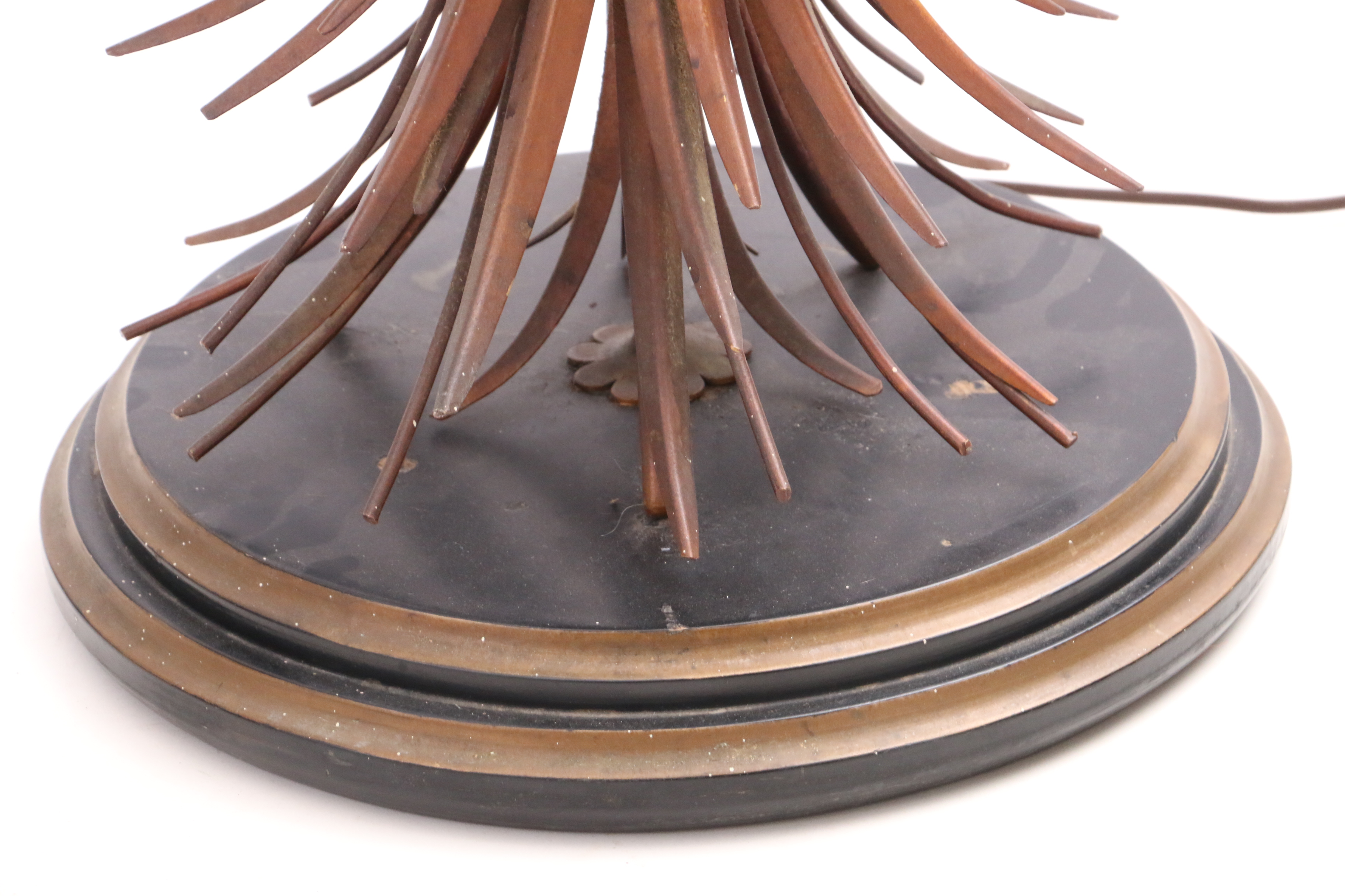 Vintage Cast Metal Table Lamp