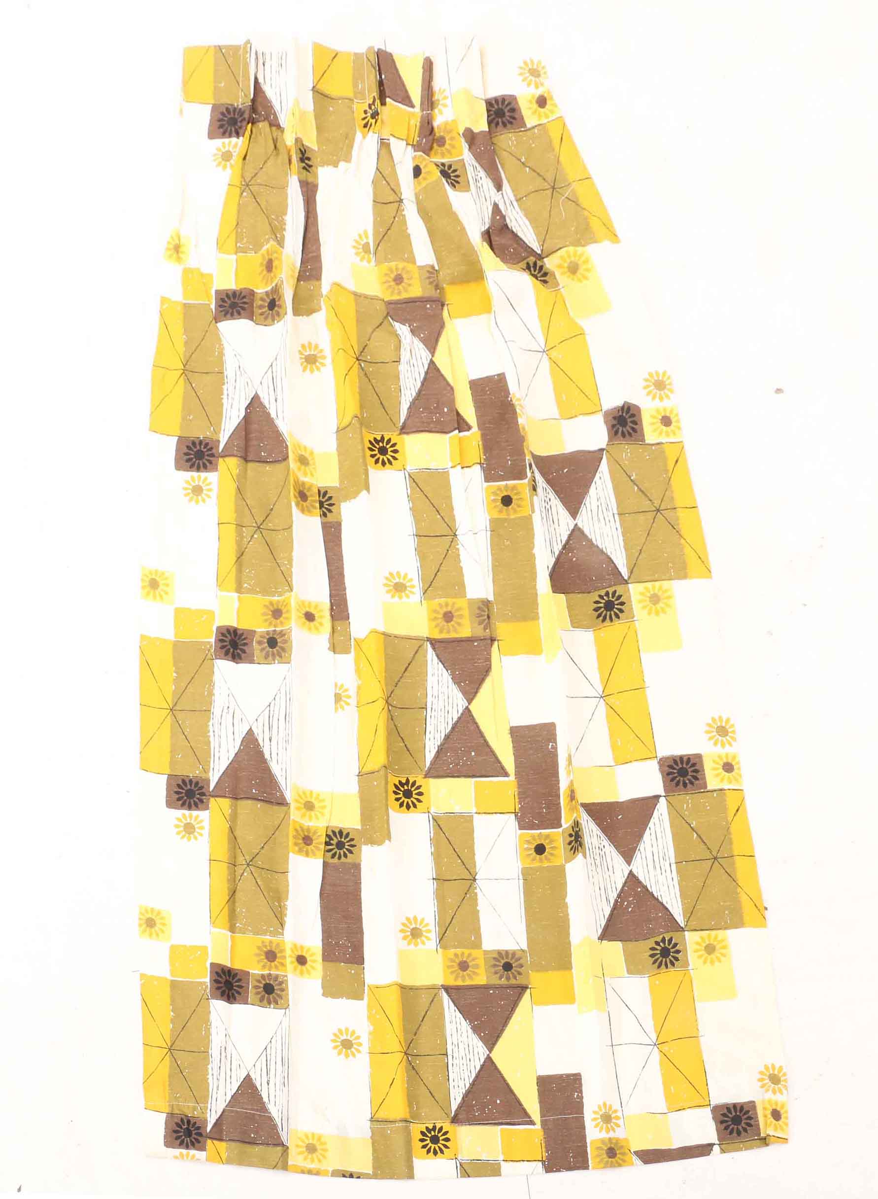 Vintage Window Treatment Panels Featuring Peter Max