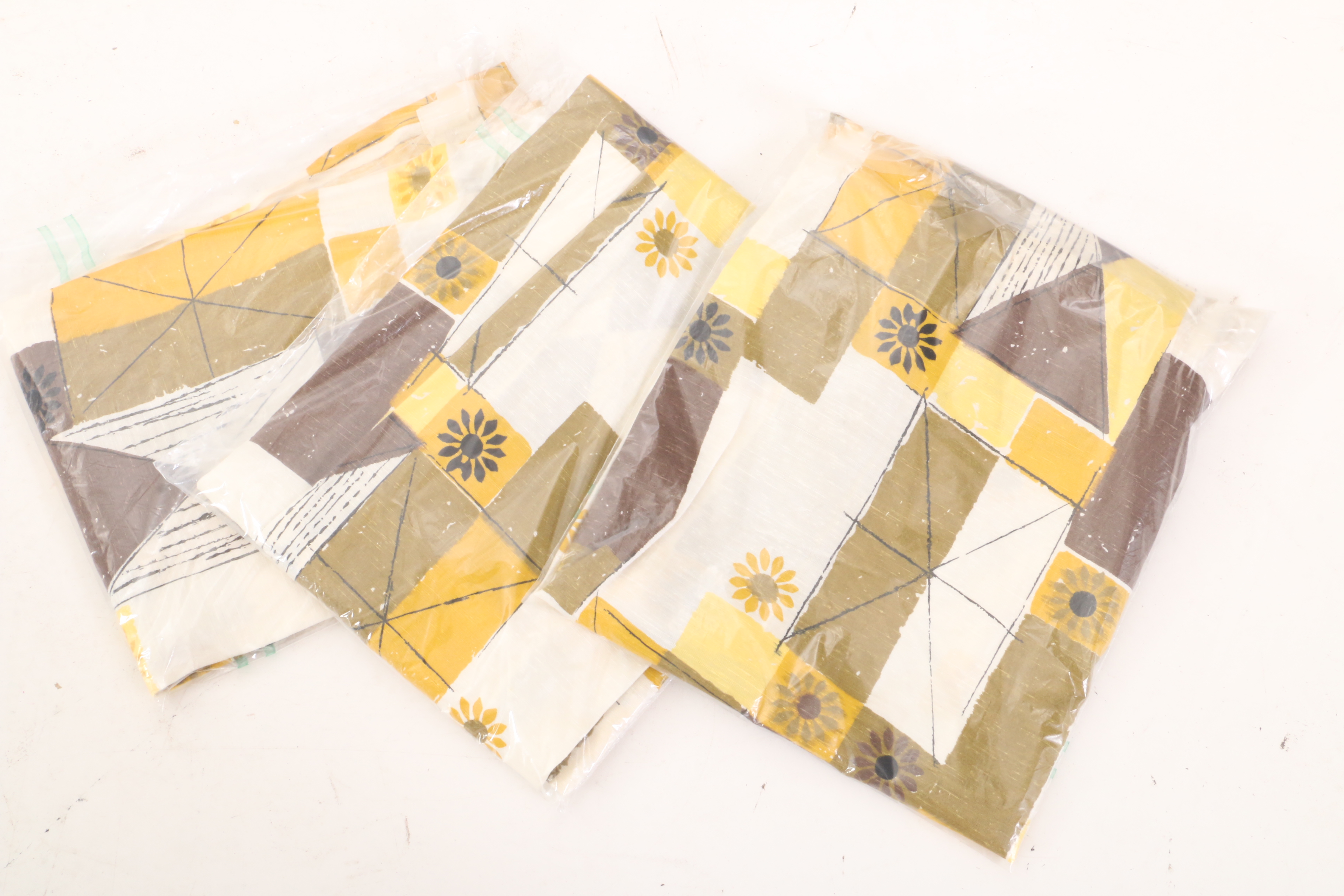 Vintage Window Treatment Panels Featuring Peter Max