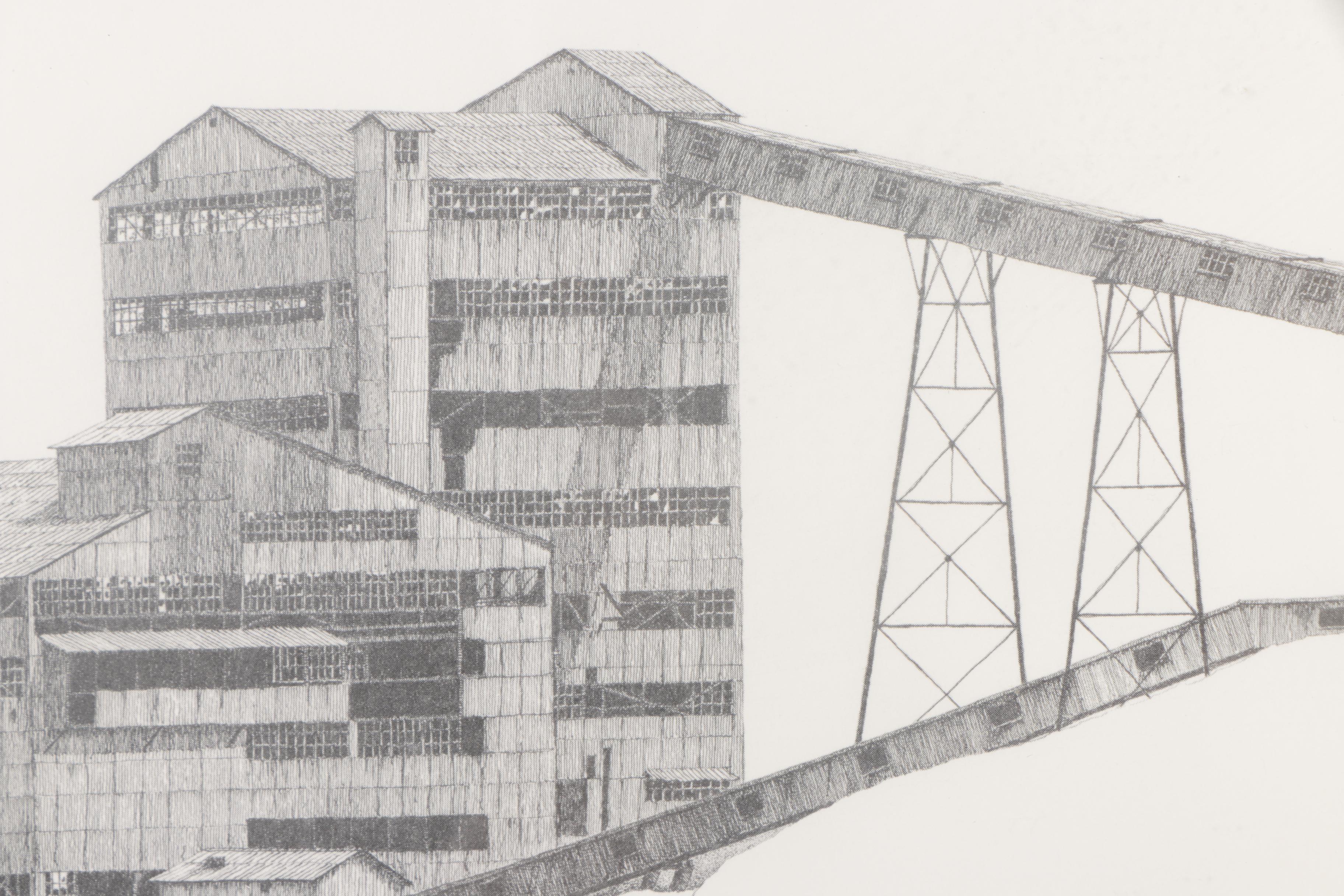 Frederick W. Bartlett II Halftones "Dorrance Coal Mine" and "Susquehanna #7"