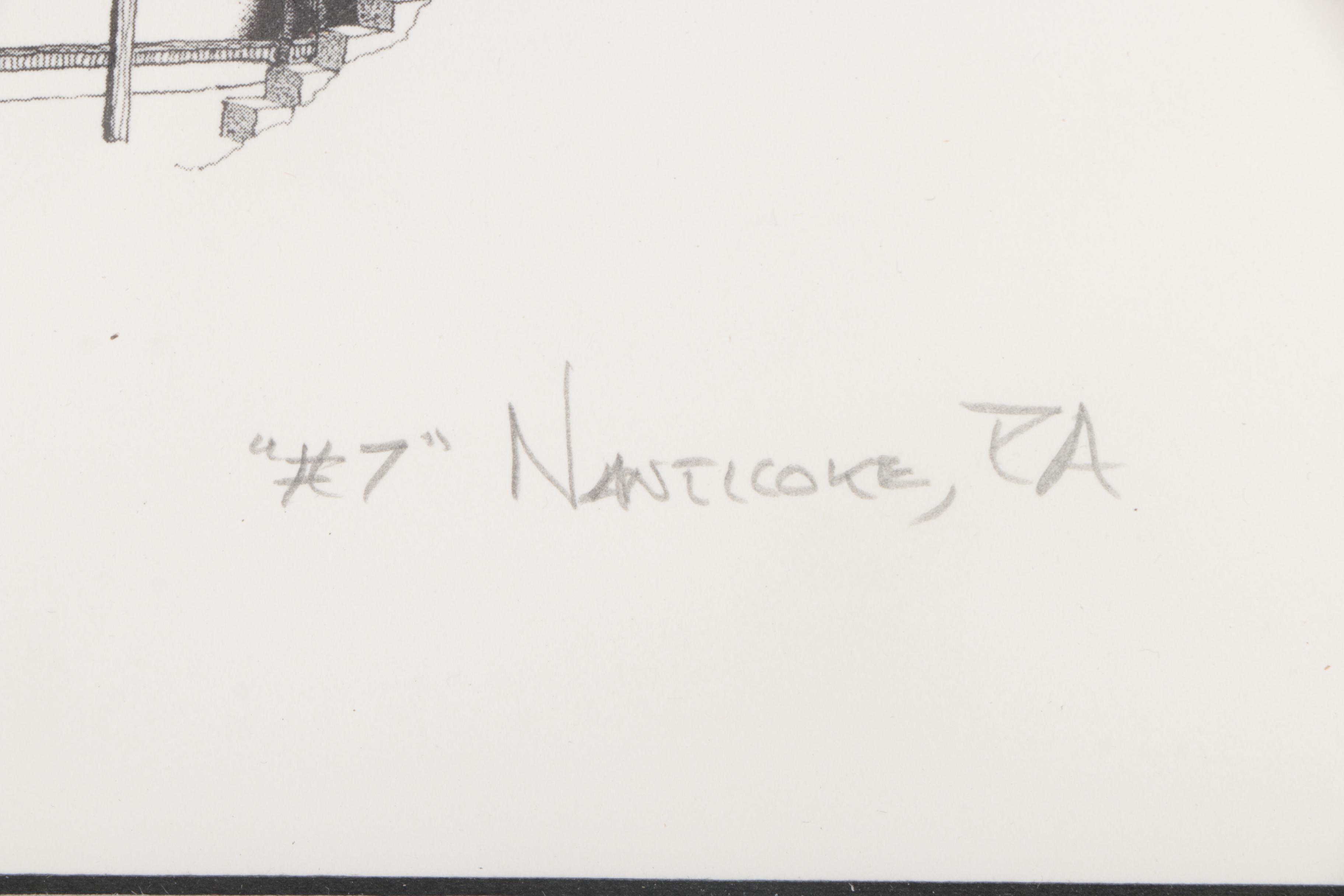 Frederick W. Bartlett II Halftones "Dorrance Coal Mine" and "Susquehanna #7"