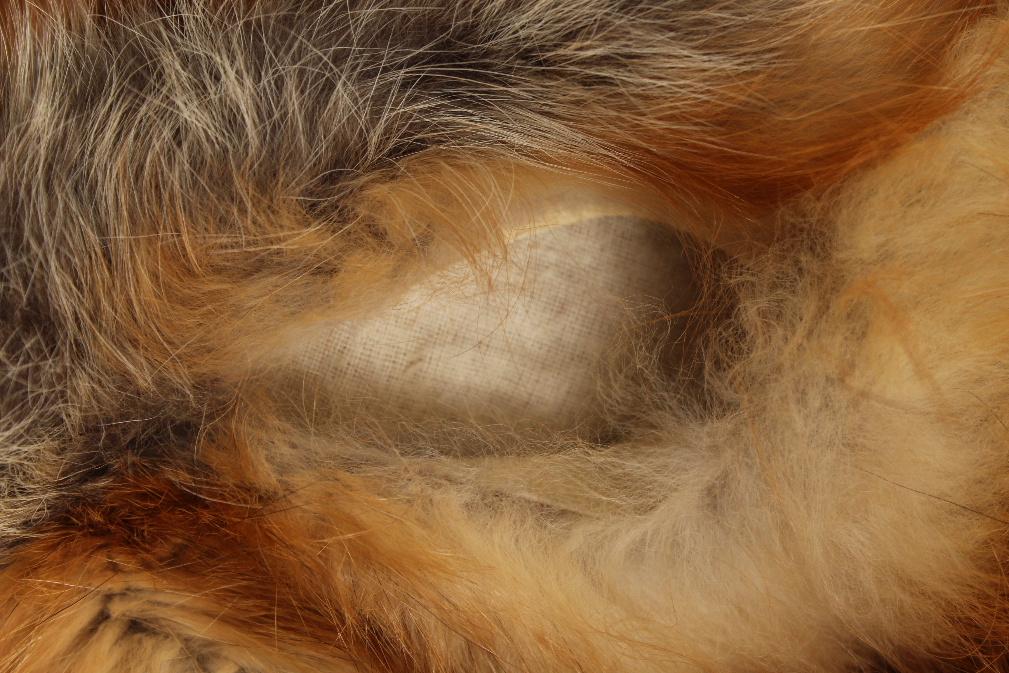 Vintage Red Fox Fur Coat