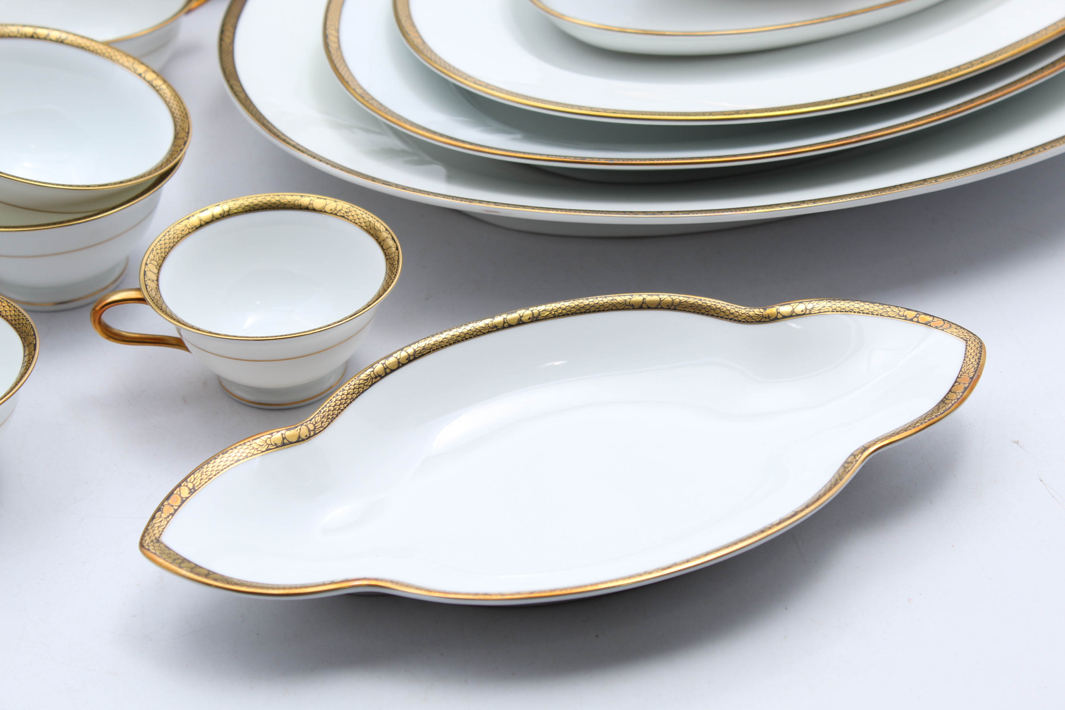 Vintage Rosenthal Gilt Porcelain Dinner Service