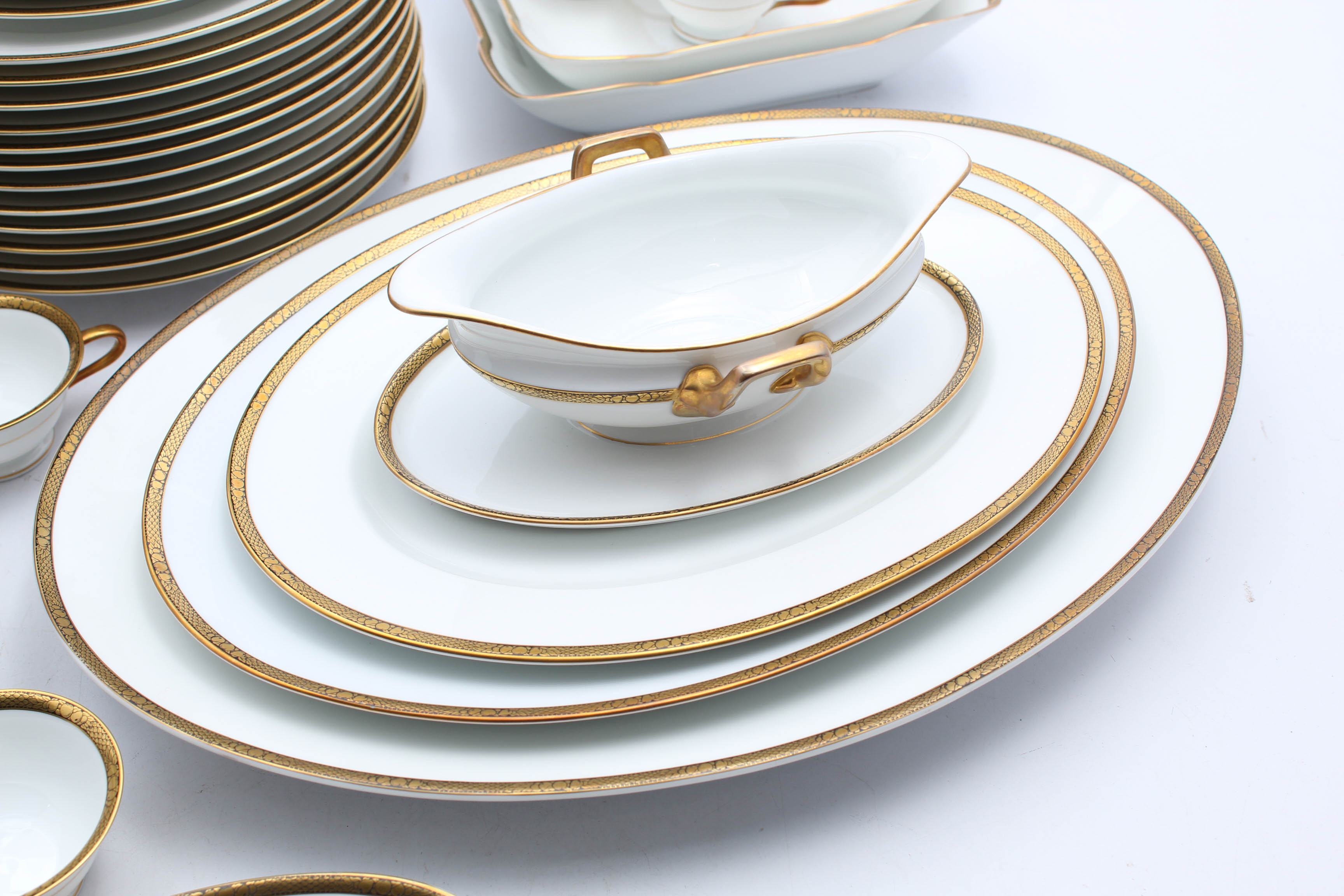 Vintage Rosenthal Gilt Porcelain Dinner Service