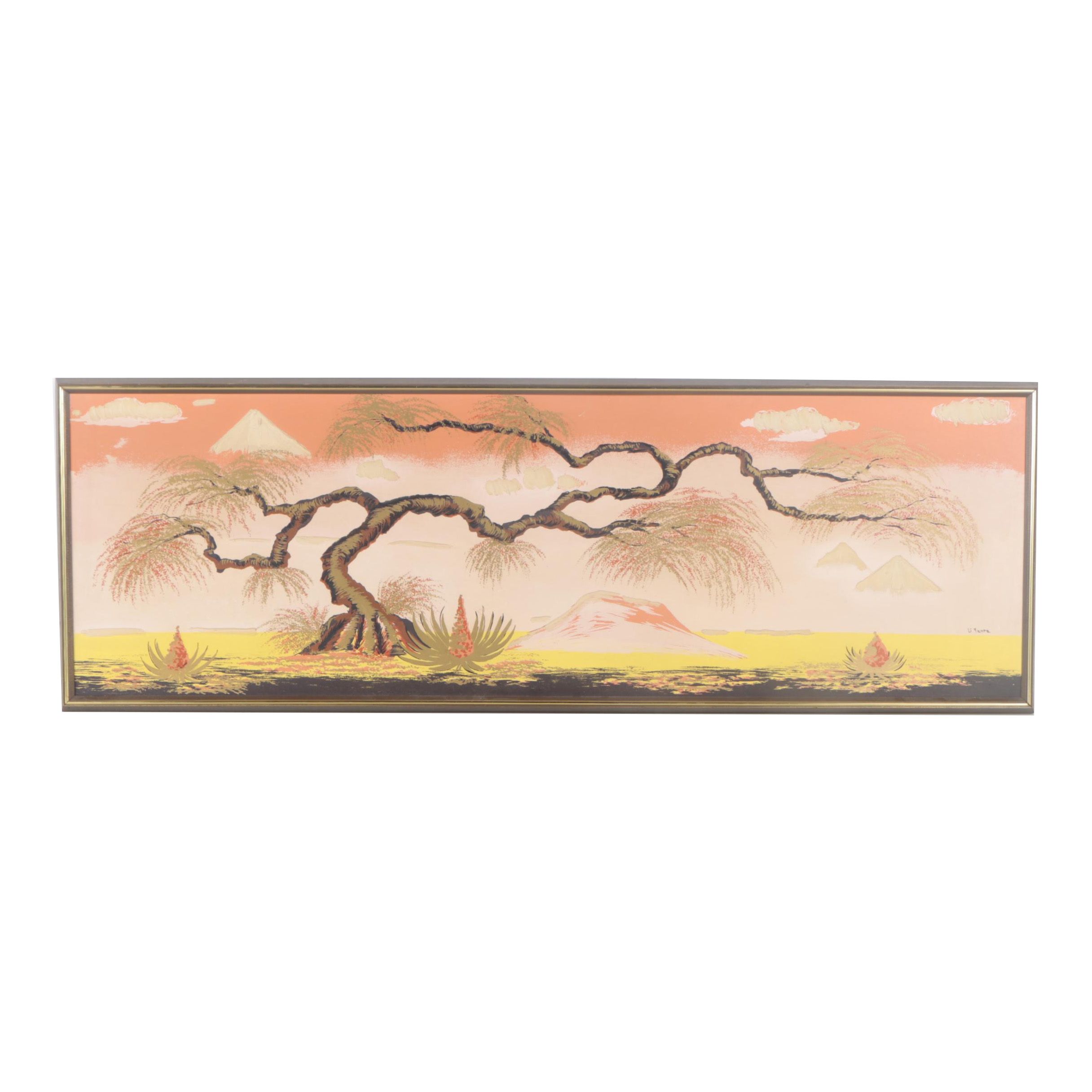 Li Yantra Embellished Serigraph