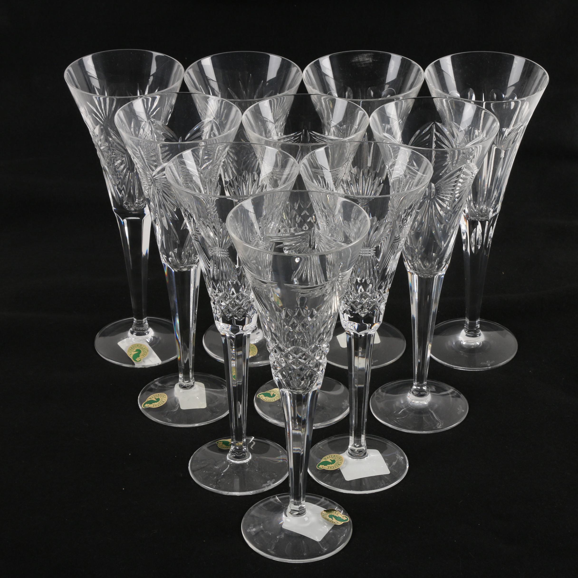 Waterford Crystal "Millennium Series" Toasting Flutes