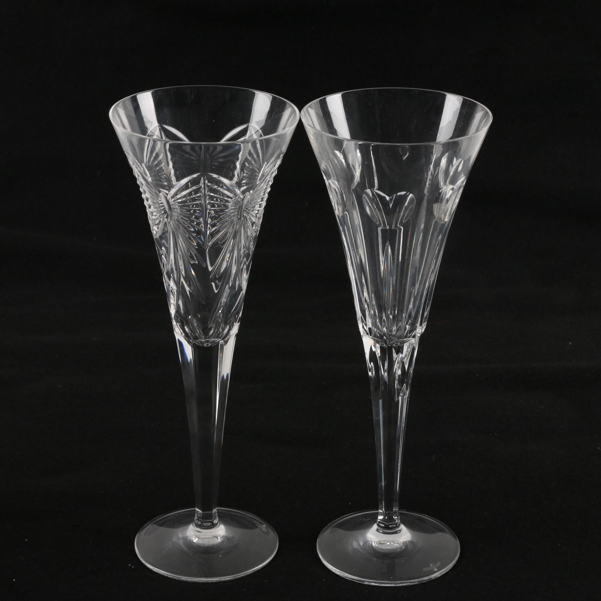 Waterford Crystal "Millennium Series" Toasting Flutes