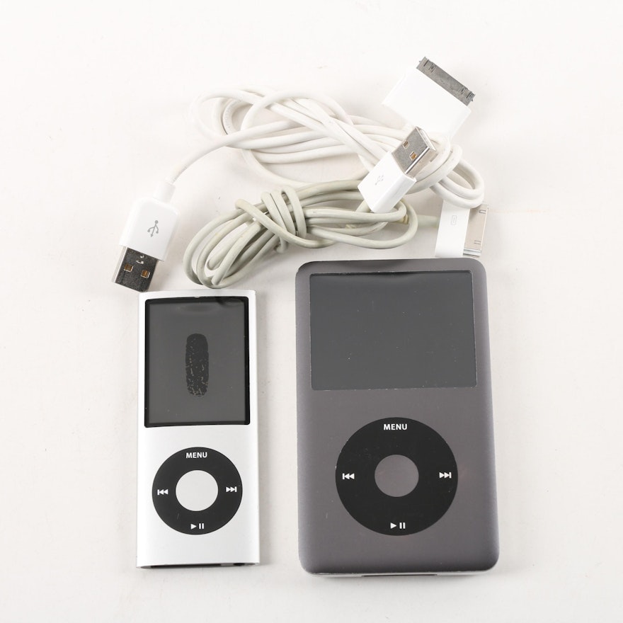 160GB iPod Classic with 4th Generation iPod Nano