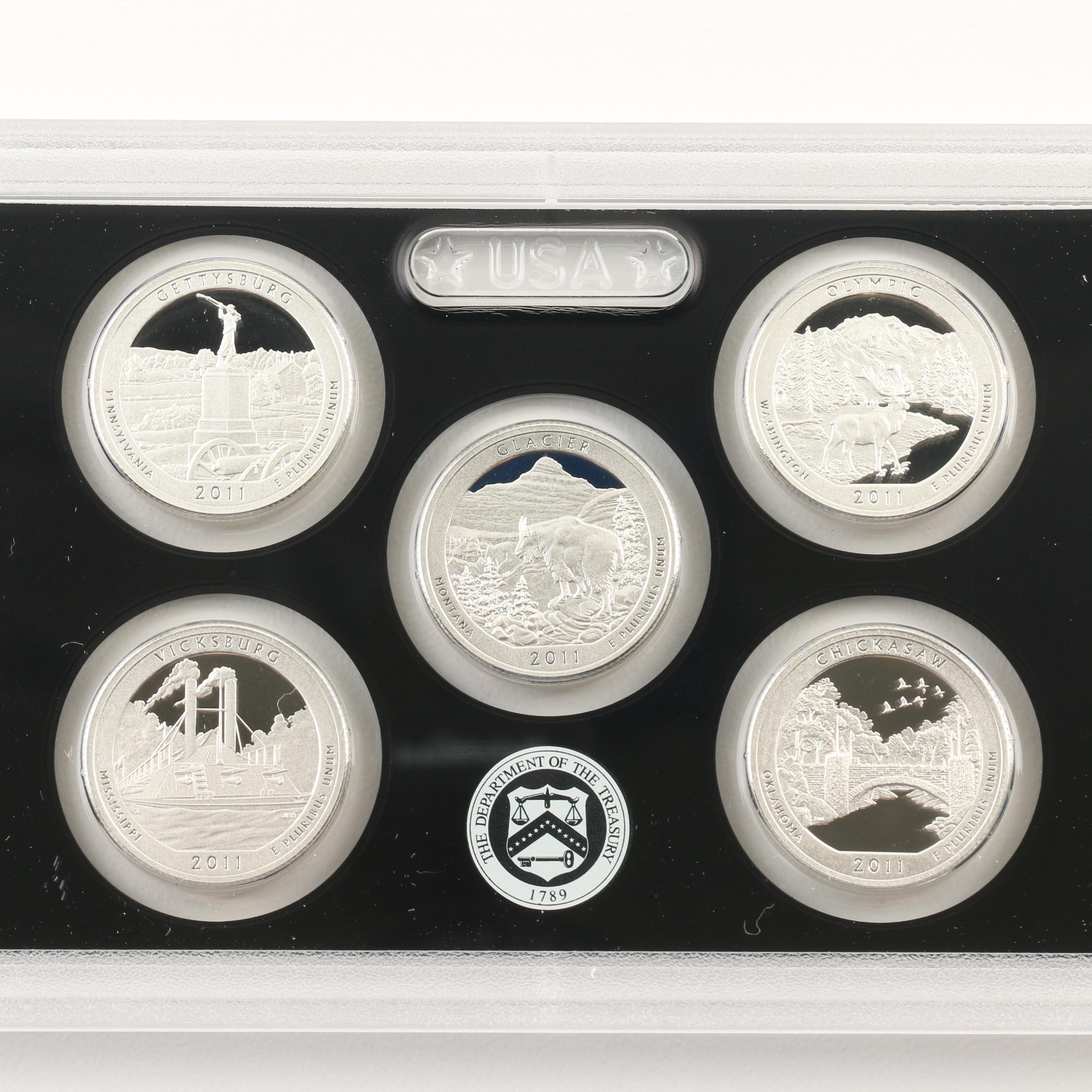 2011 U.S. Mint Silver Proof Set
