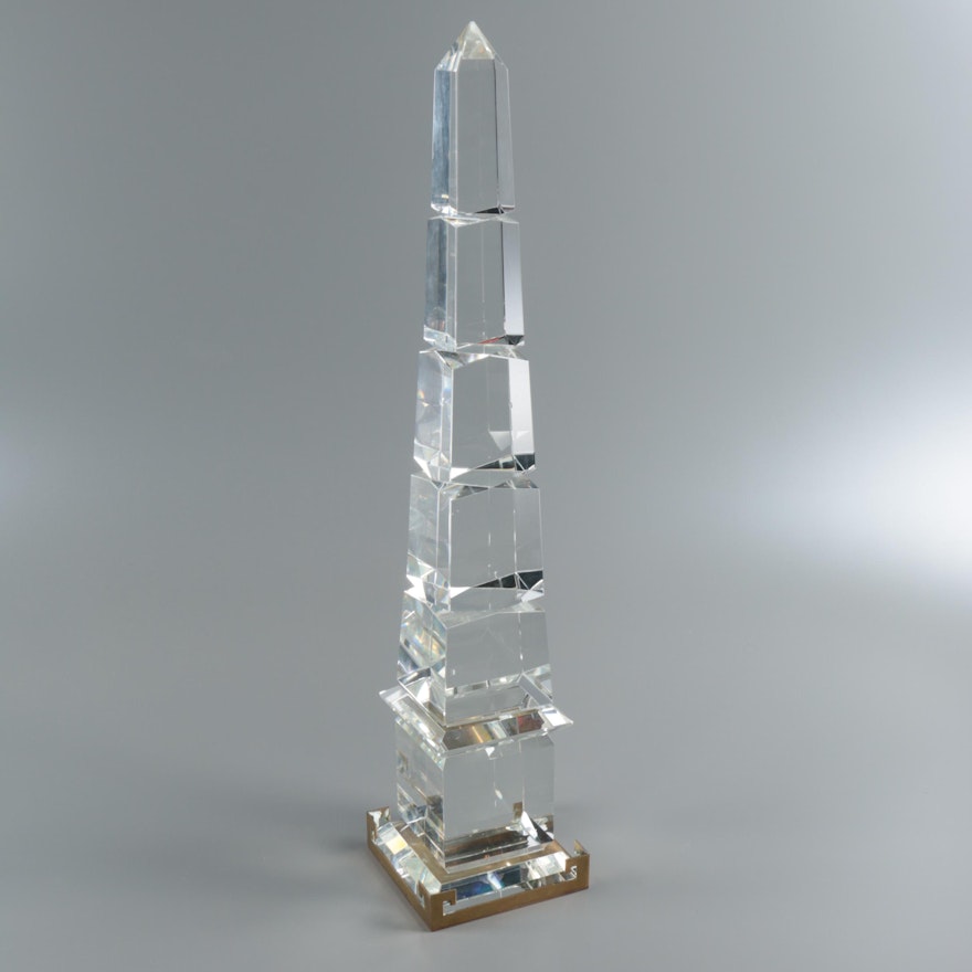Ricci Argentieri "Casa" Crystal Obelisk