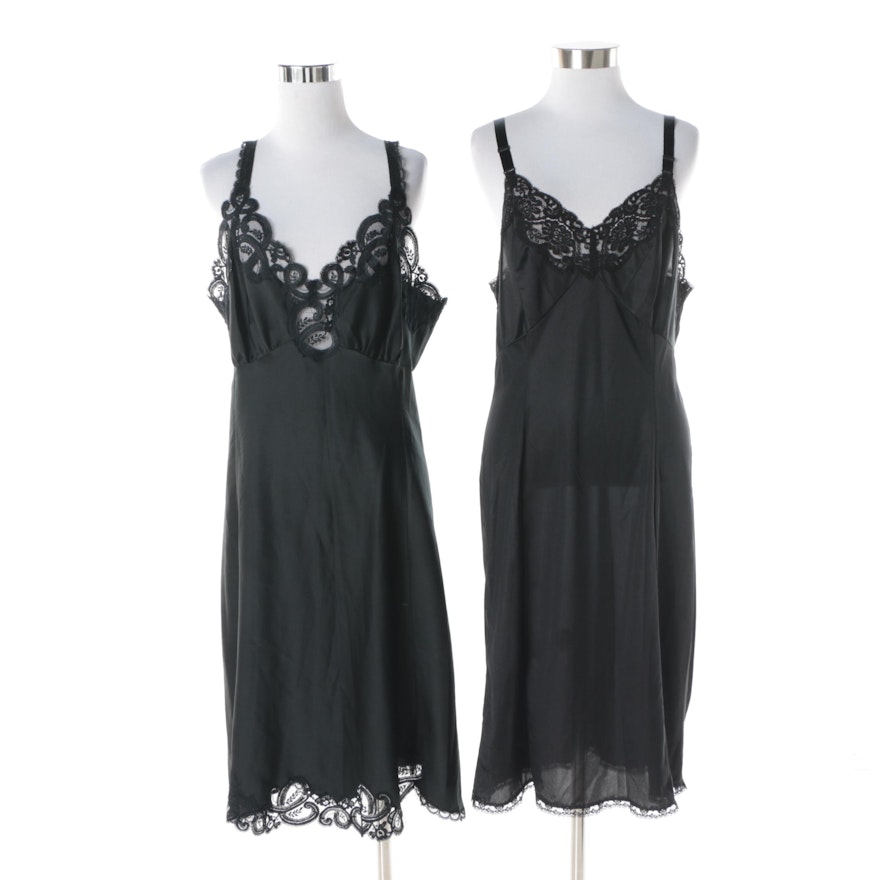 Women's Vintage Chemises Trimmed in Lace Featuring Wonder Maid and Eve Stillman