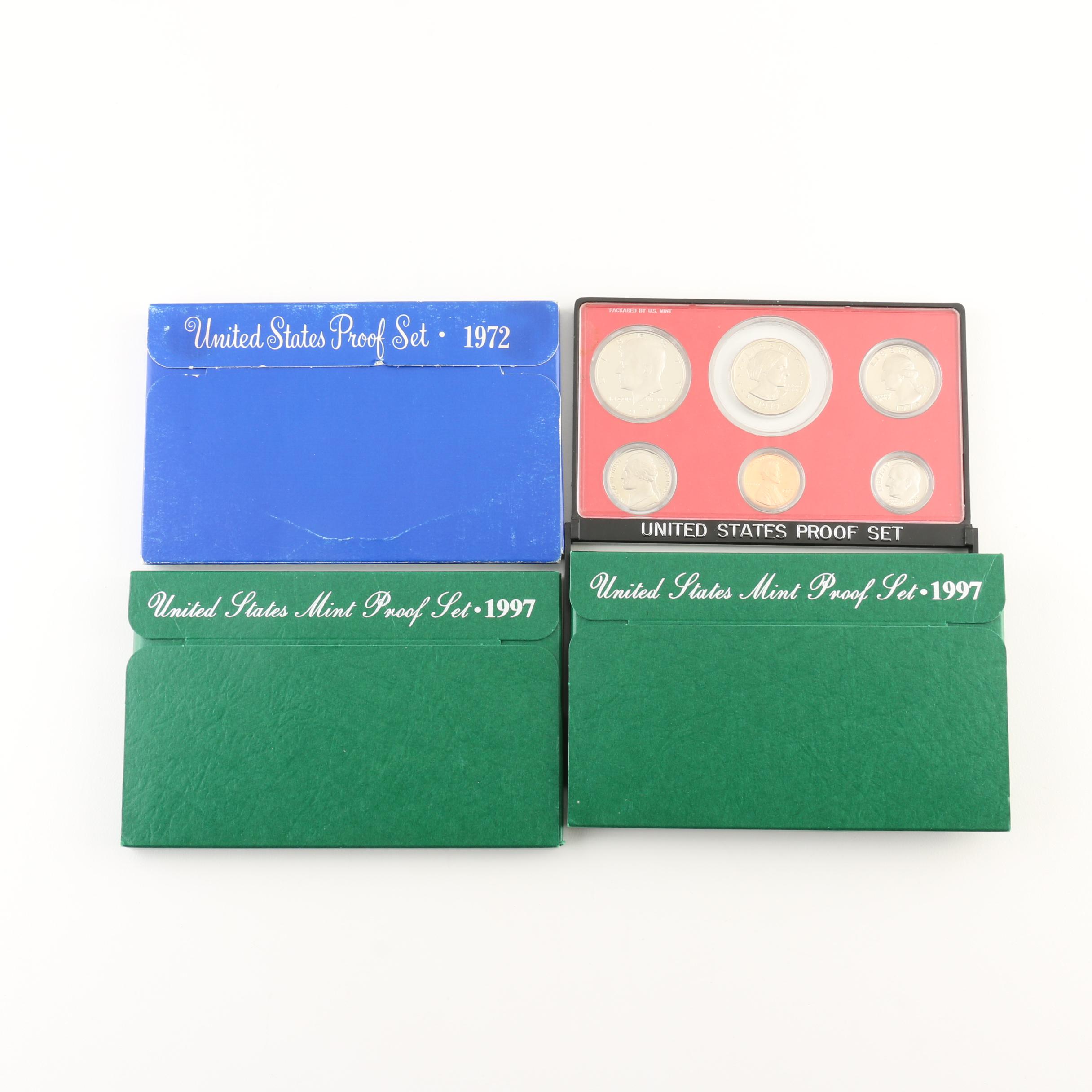 Group of Four U.S. Mint Proof Sets