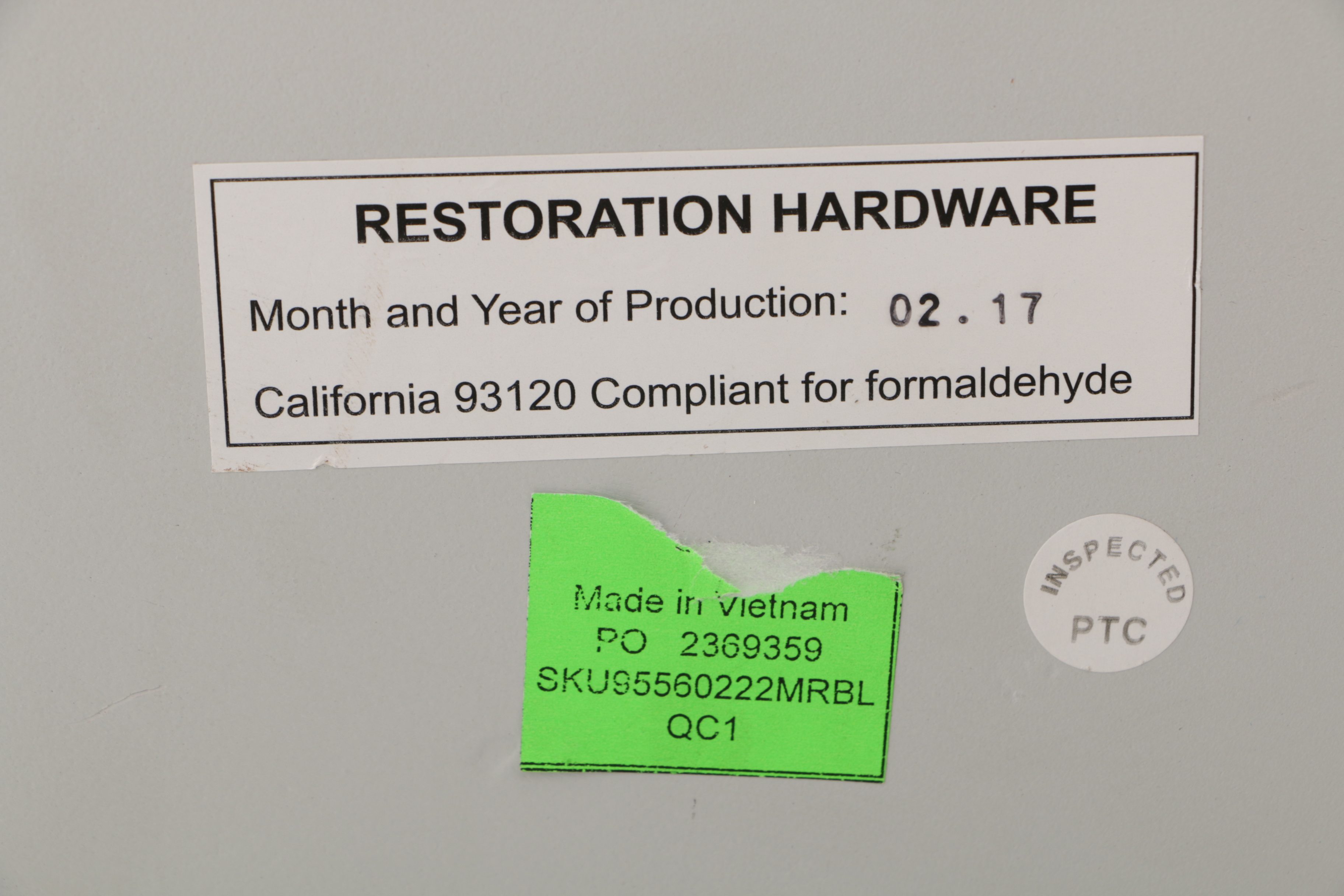 Restoration Hardware "Aero" Marble Top Dining Table