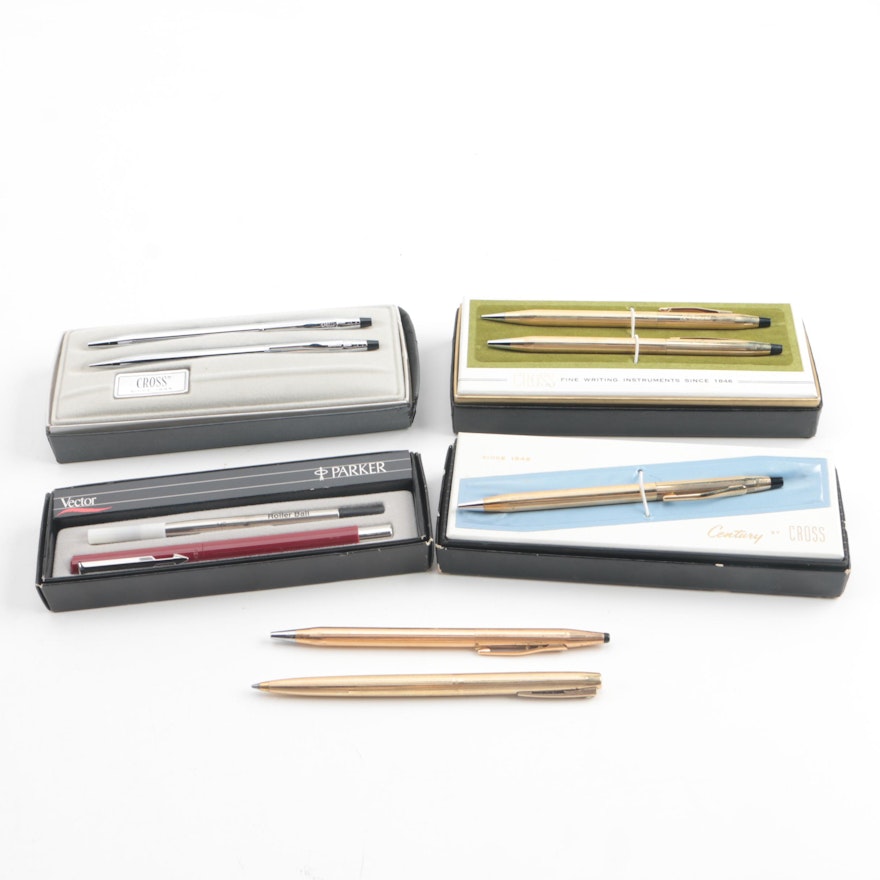 Cross Gold-Filled Ballpoint Writing Implements and More