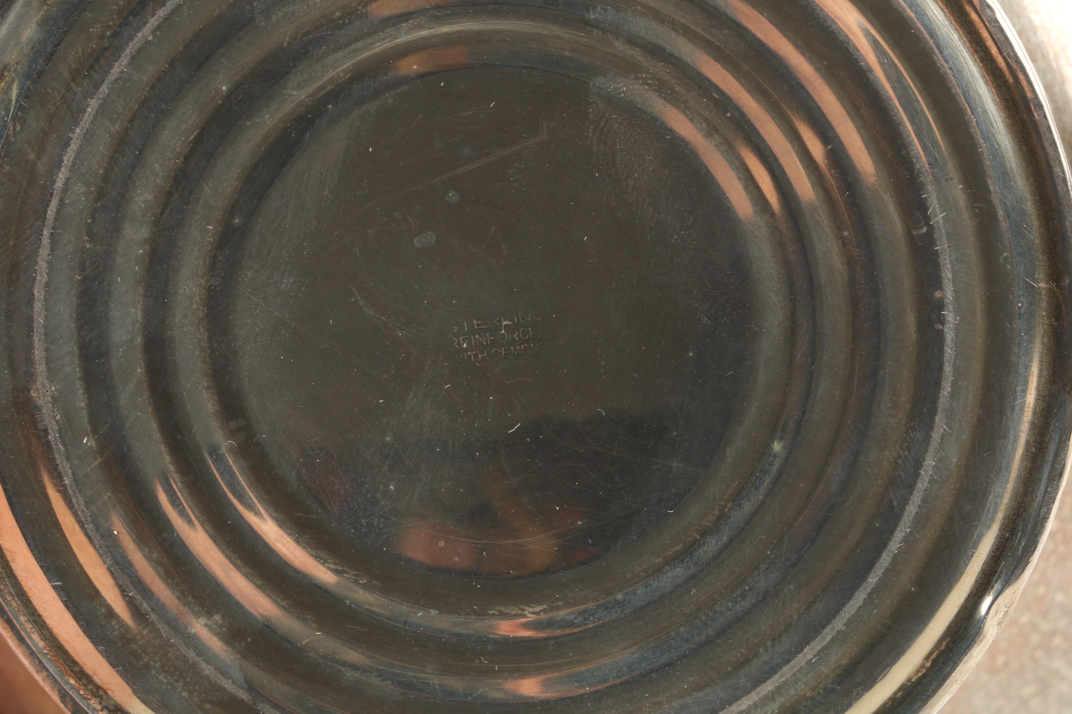 Weighted Sterling Silver Bowl with Pierced Edge