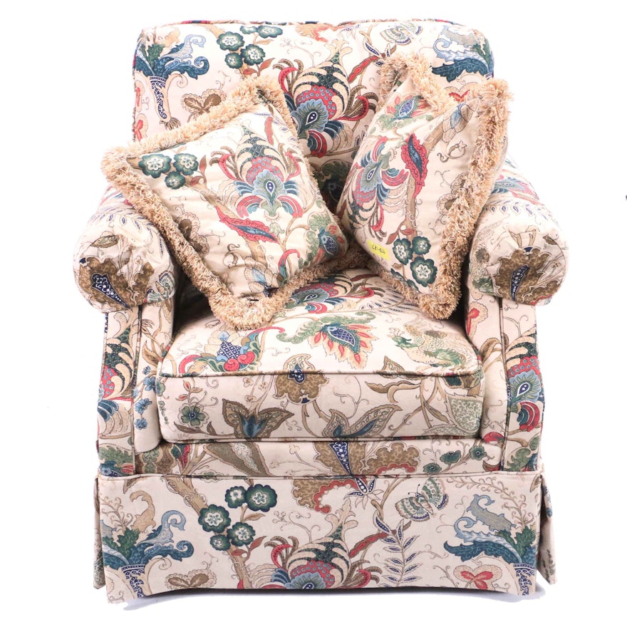 Upholstered Arm Chair by L. T. Design