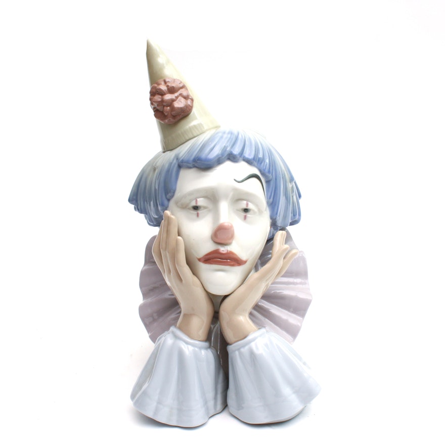 Lladro "Clown's Head" Figurine