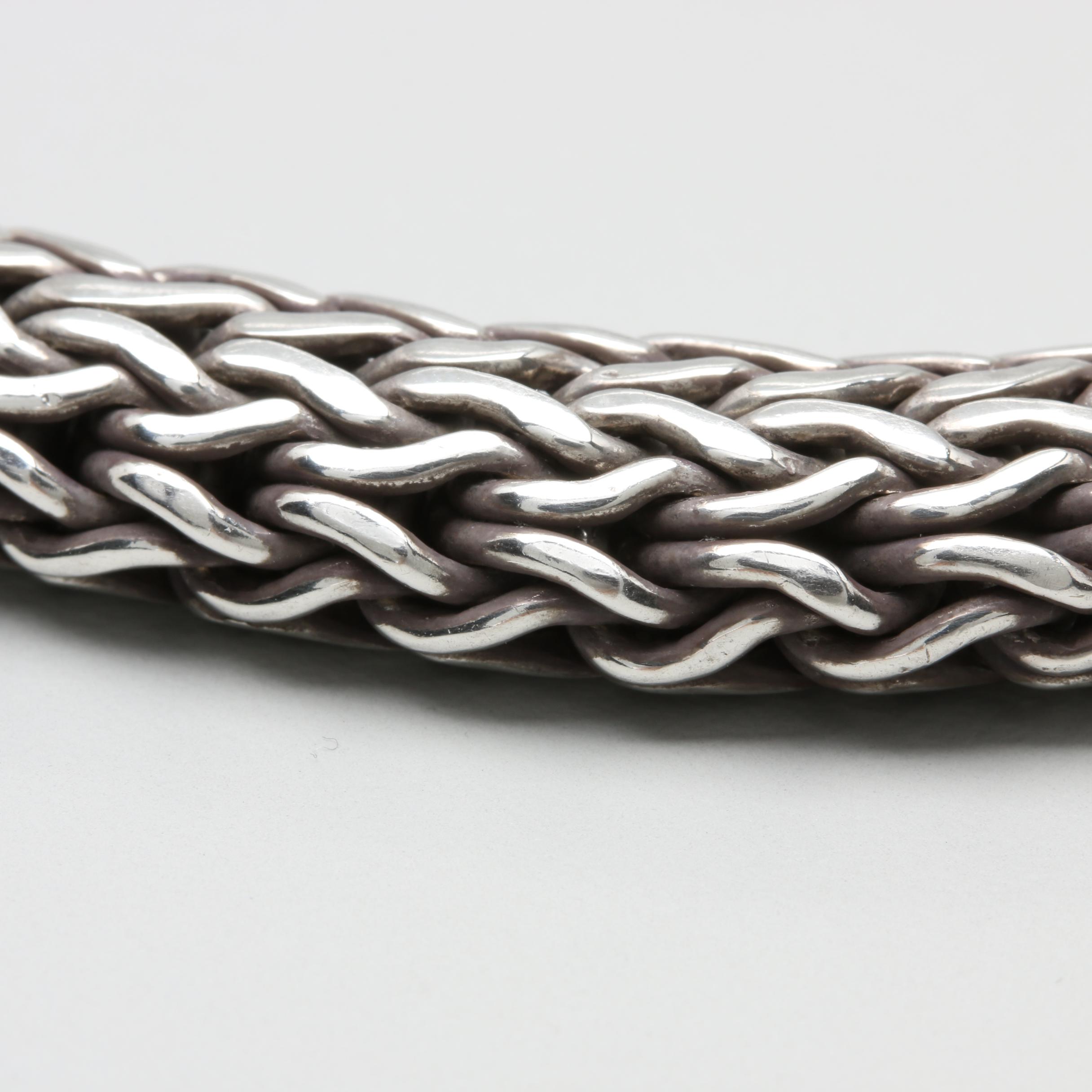 John Hardy Sterling Silver "Classic Chain" Necklace with 18K Yellow Gold Accent