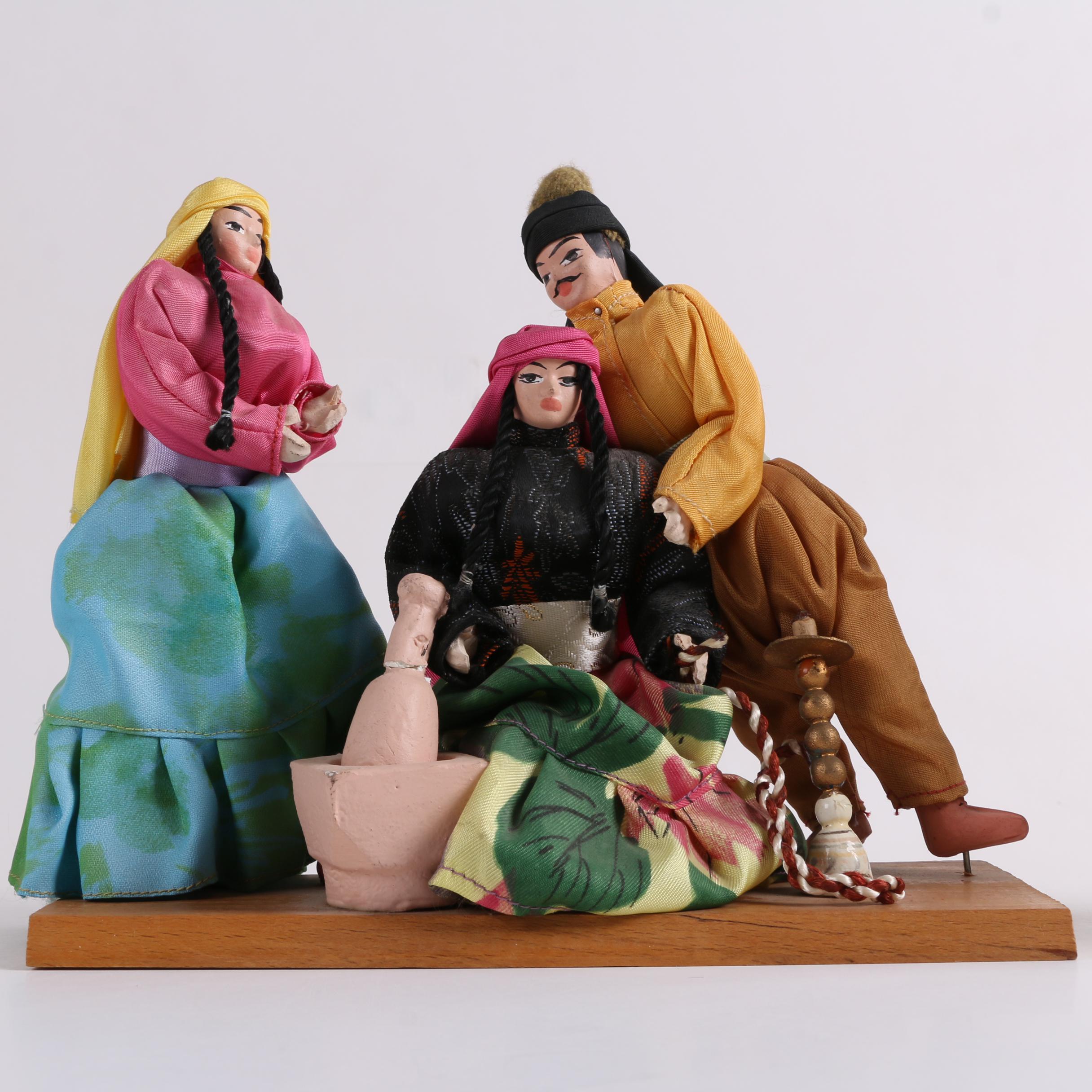 Vintage Handmade International Souvenir Dolls