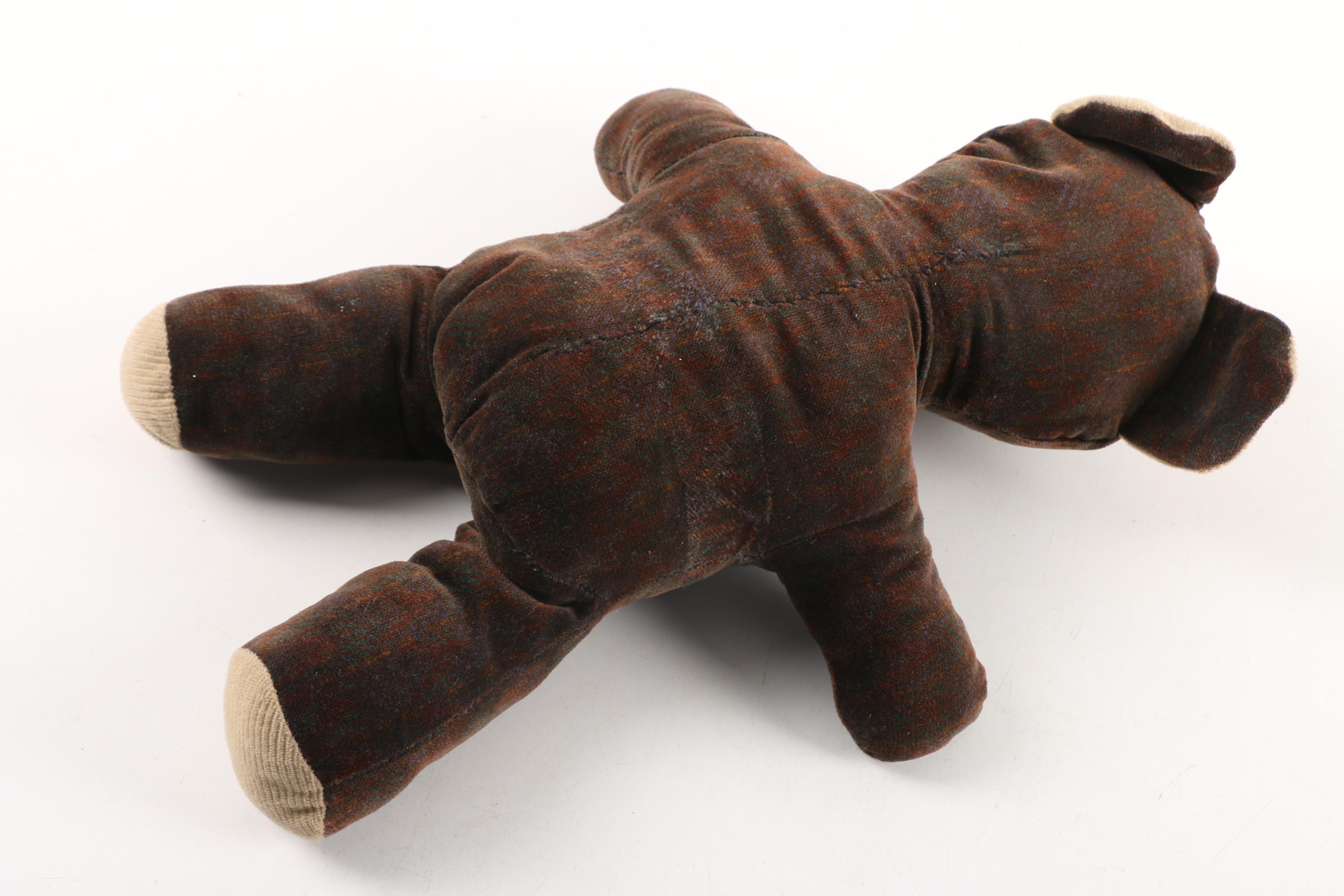 Vintage Handmade Corduroy Teddy Bears