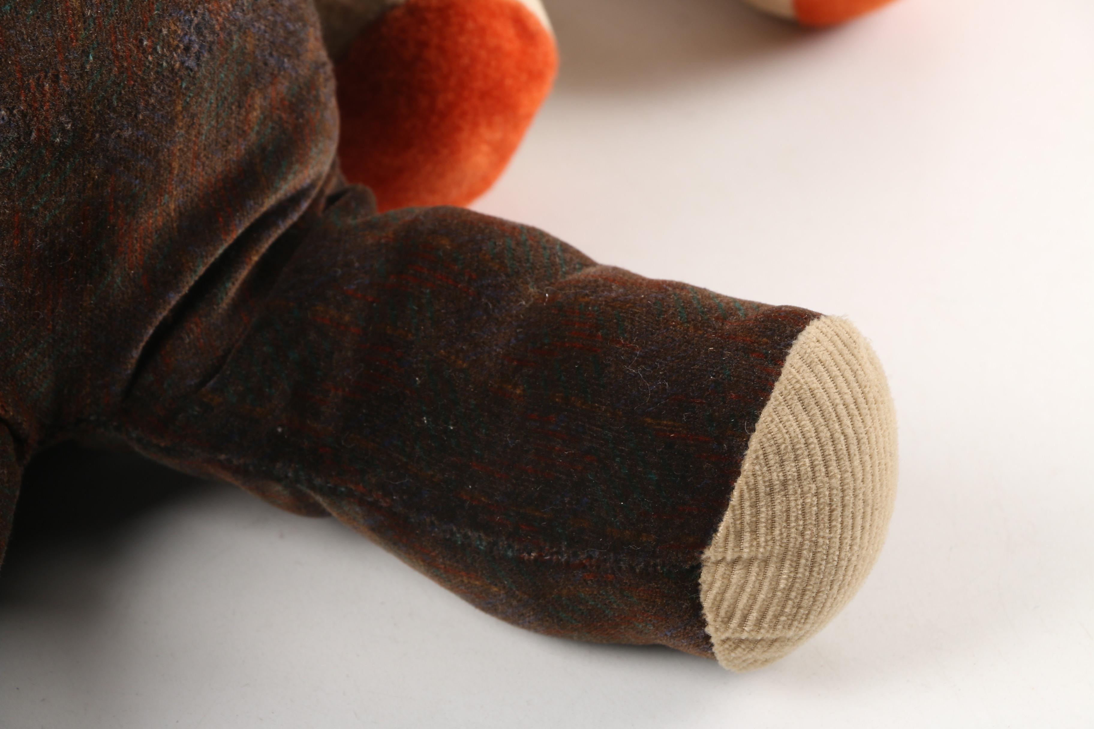 Vintage Handmade Corduroy Teddy Bears