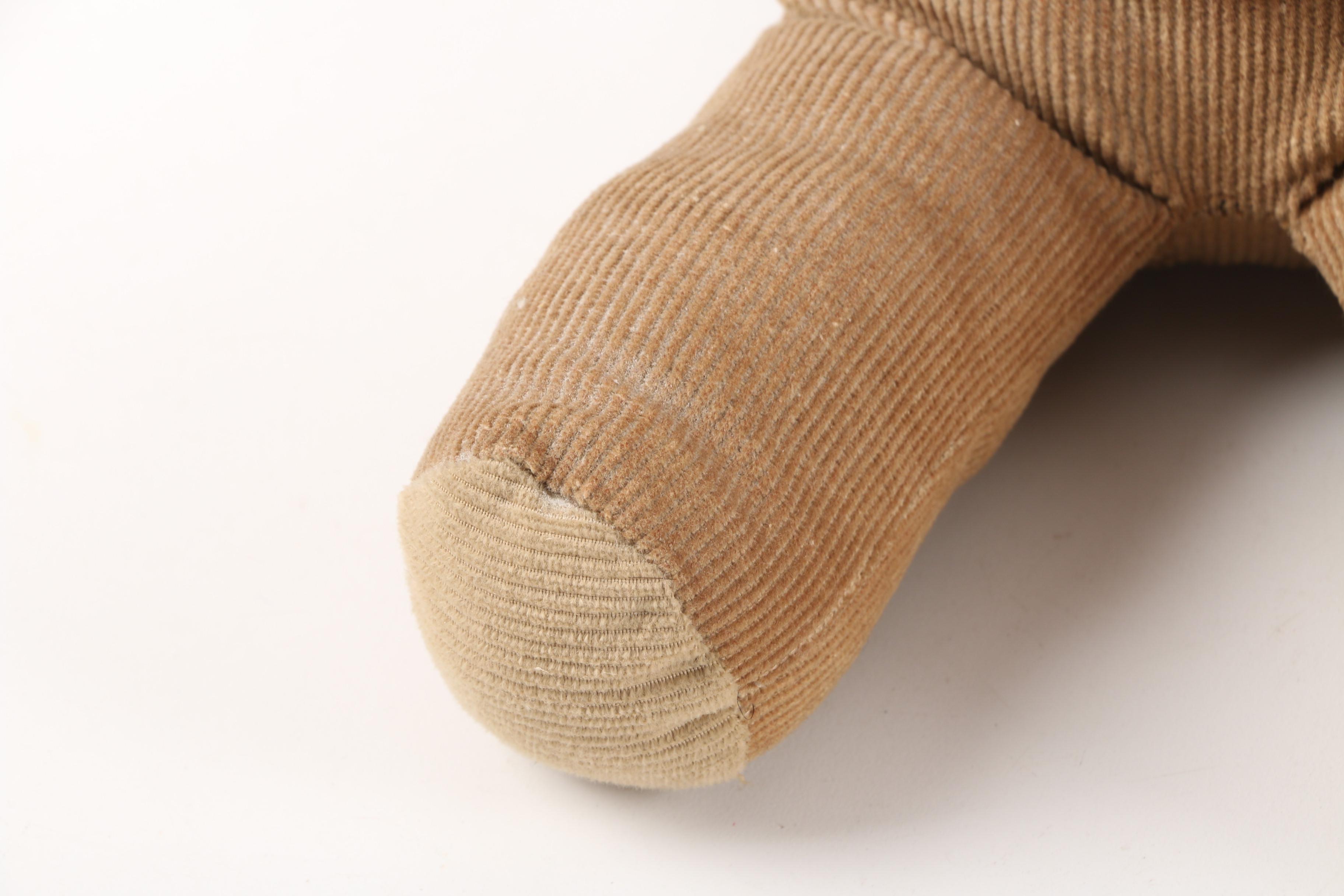 Vintage Handmade Corduroy Teddy Bears