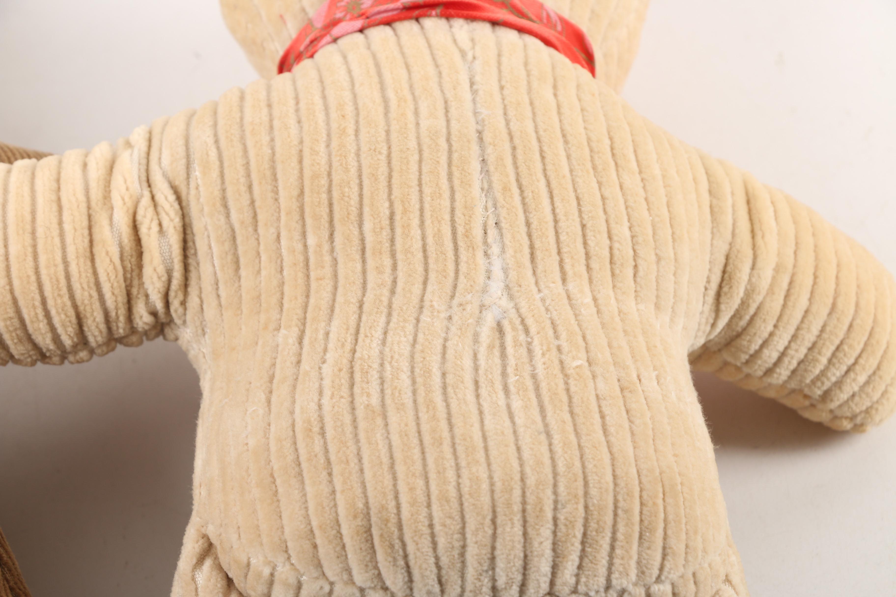 Vintage Handmade Corduroy Teddy Bears