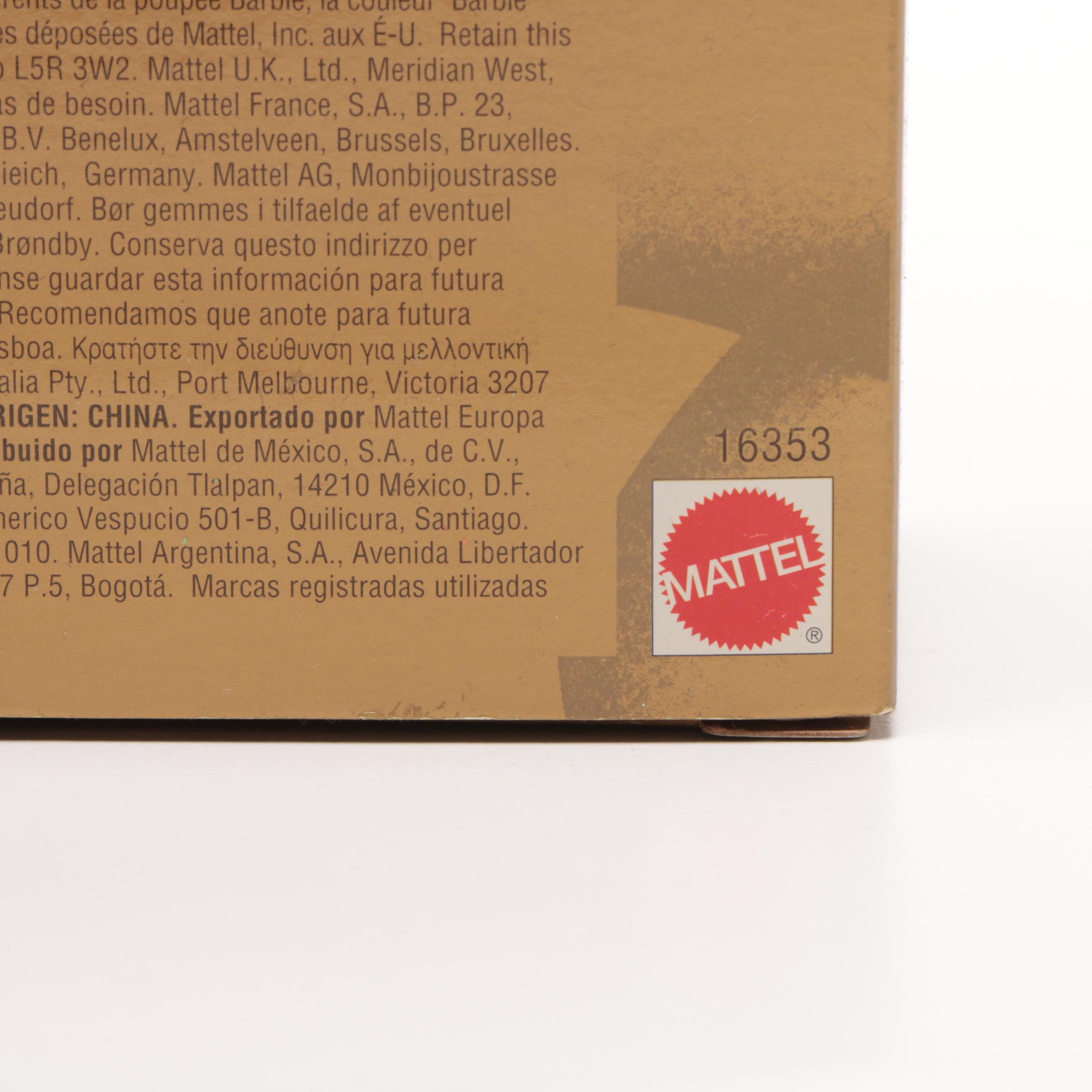 1996 "Winter Rhapsody" Barbie and 1997 "Holiday Princess Belle" Fashion Dolls